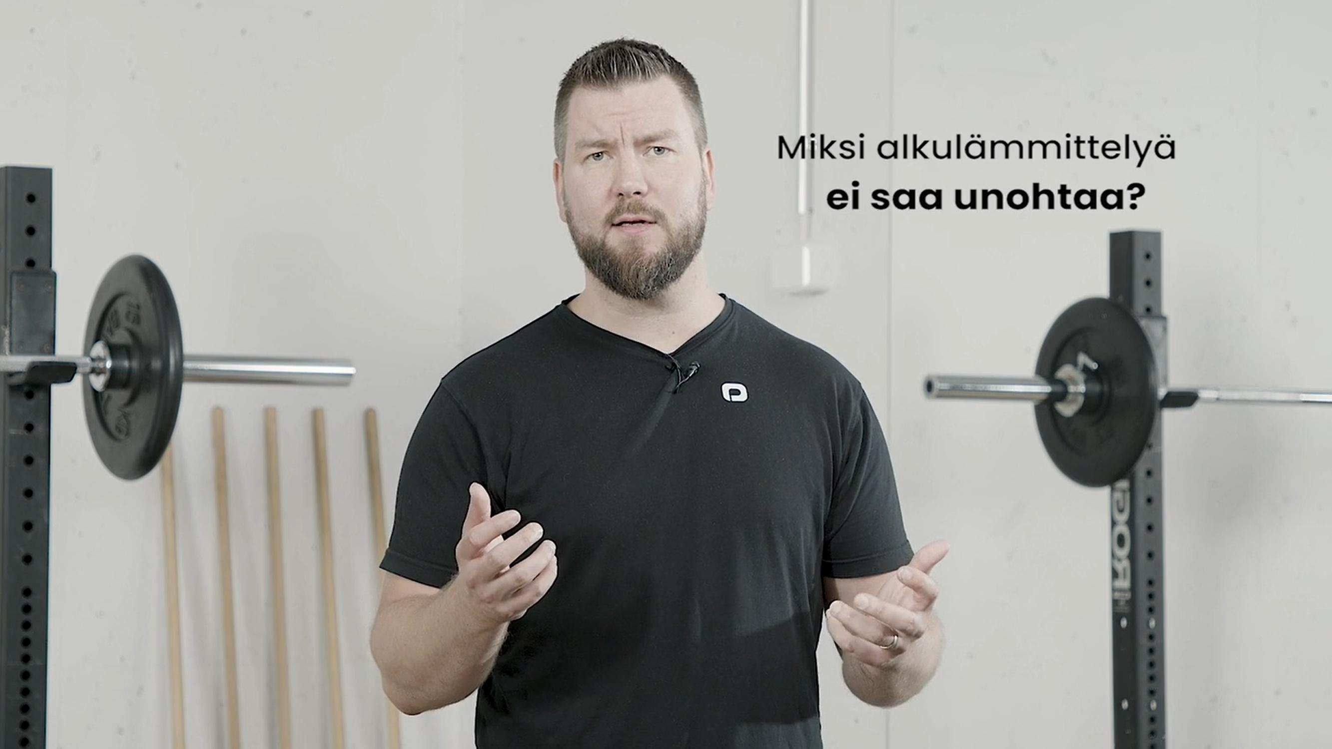 Alkulämmittely tekee voimaharjoittelusta parempaa -  voimavalmentaja Joni Jaakkola näyttää täsmäliikkeet, joilla pääset alkuun - videosarjan osa 2 