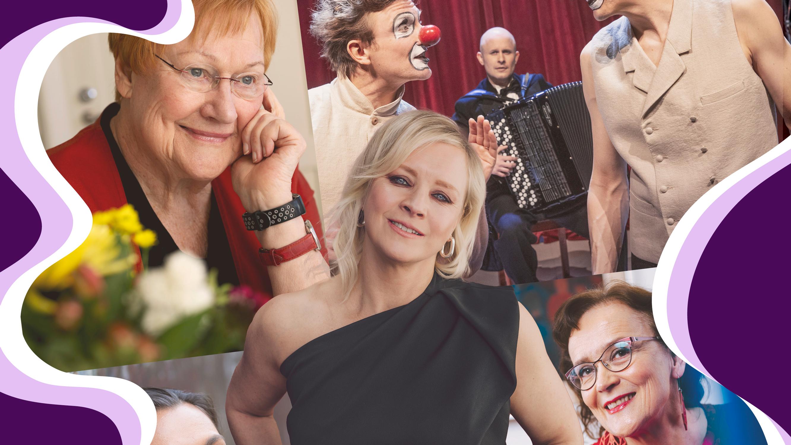 Tule mukaan Eevan iltaan - mukana muun muassa Tarja Halonen, Jonna Tervomaa, Hannu-Pekka Björkman ja Red Nose Company