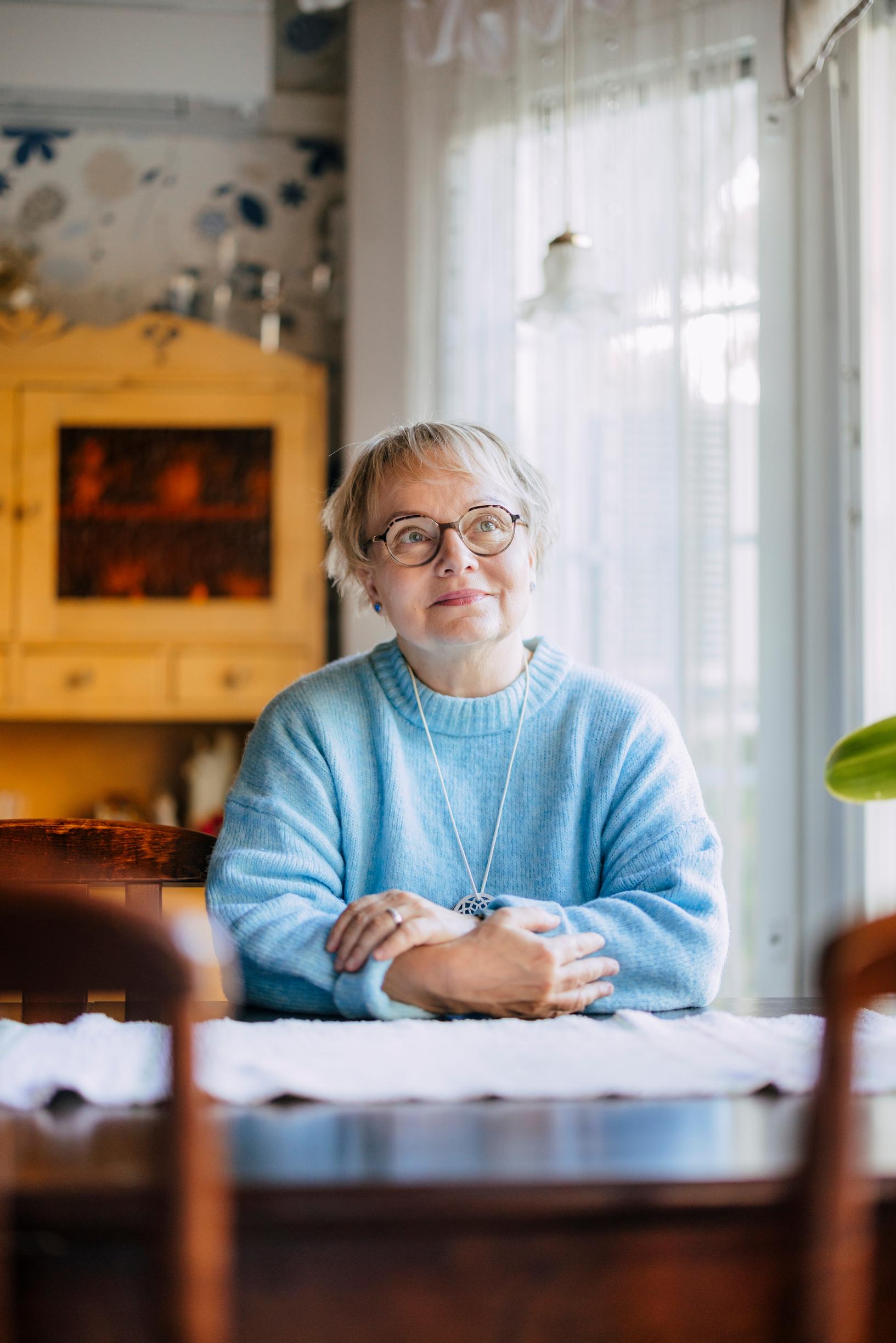”Olemme puolisoni kanssa tietoisesti etsineet surun rinnalle asioita, joista voisimme tuntea iloa”, Helena Kallio kertoo.