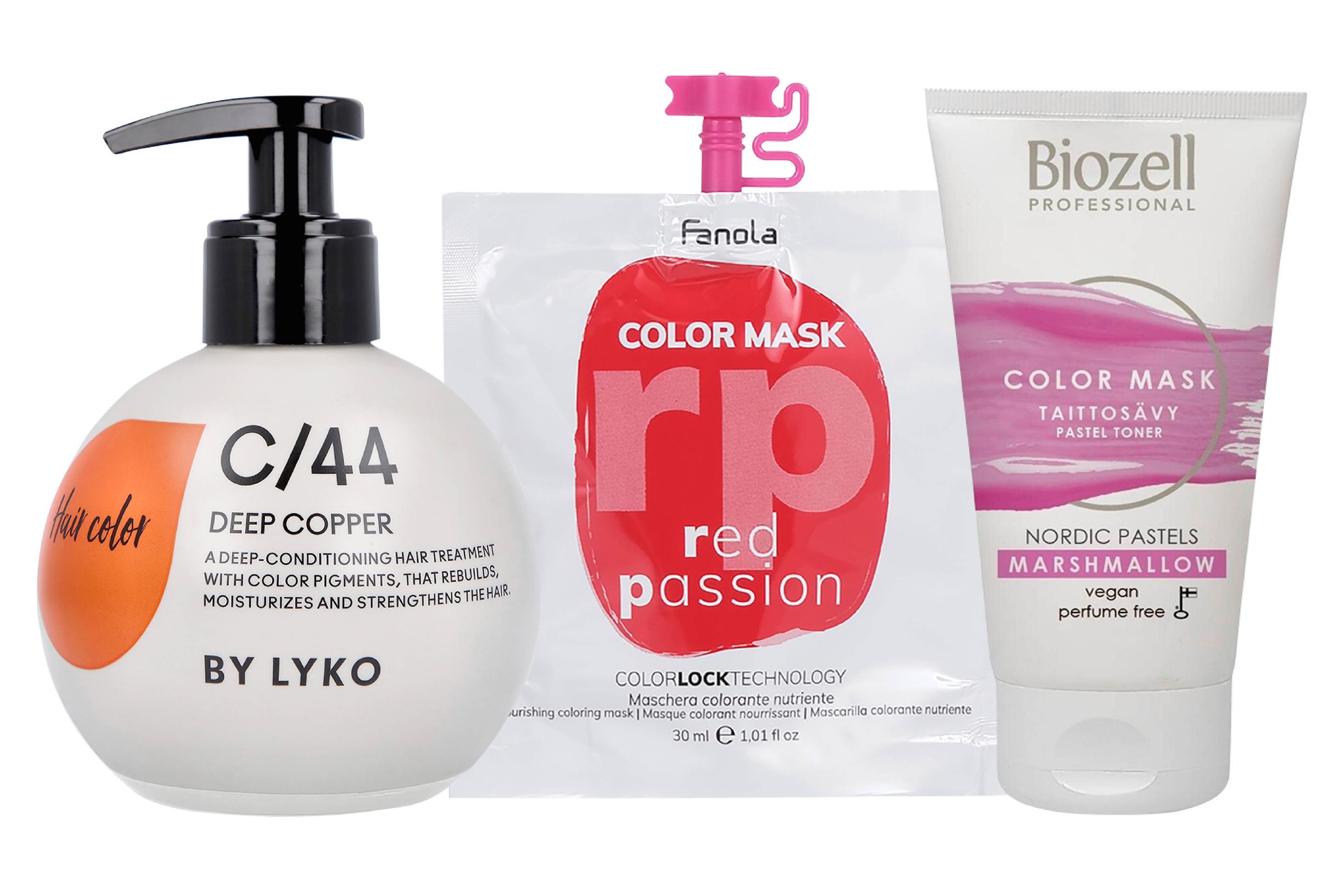 hiusten värinaamiot