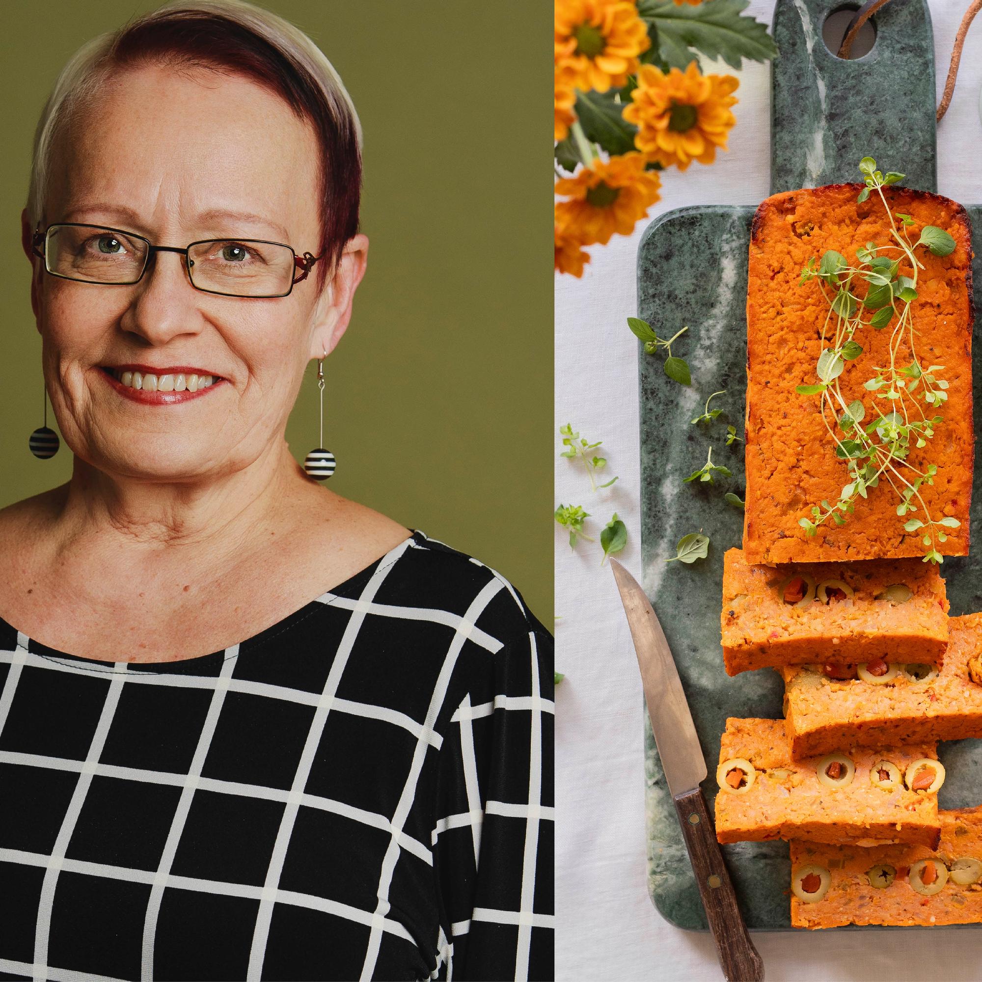 Kirjailija Johanna Sinisalon kekseliäs linssiruoka yllättää kauneudellaan ja mehevyydellään – sopii niin juhlaan kuin leivän päälle