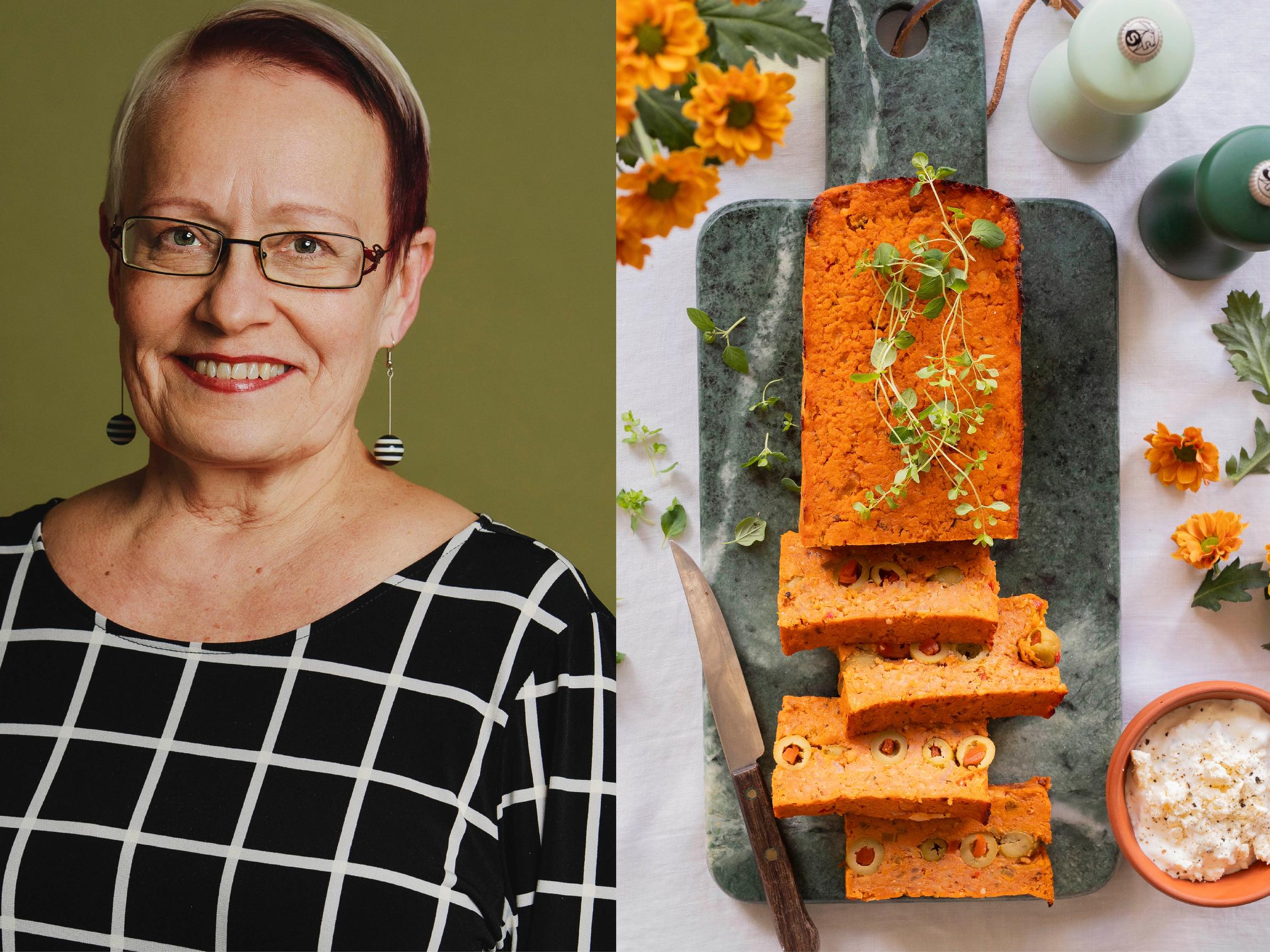 Kirjailija Johanna Sinisalon kekseliäs linssiruoka yllättää kauneudellaan ja mehevyydellään – sopii niin juhlaan kuin leivän päälle