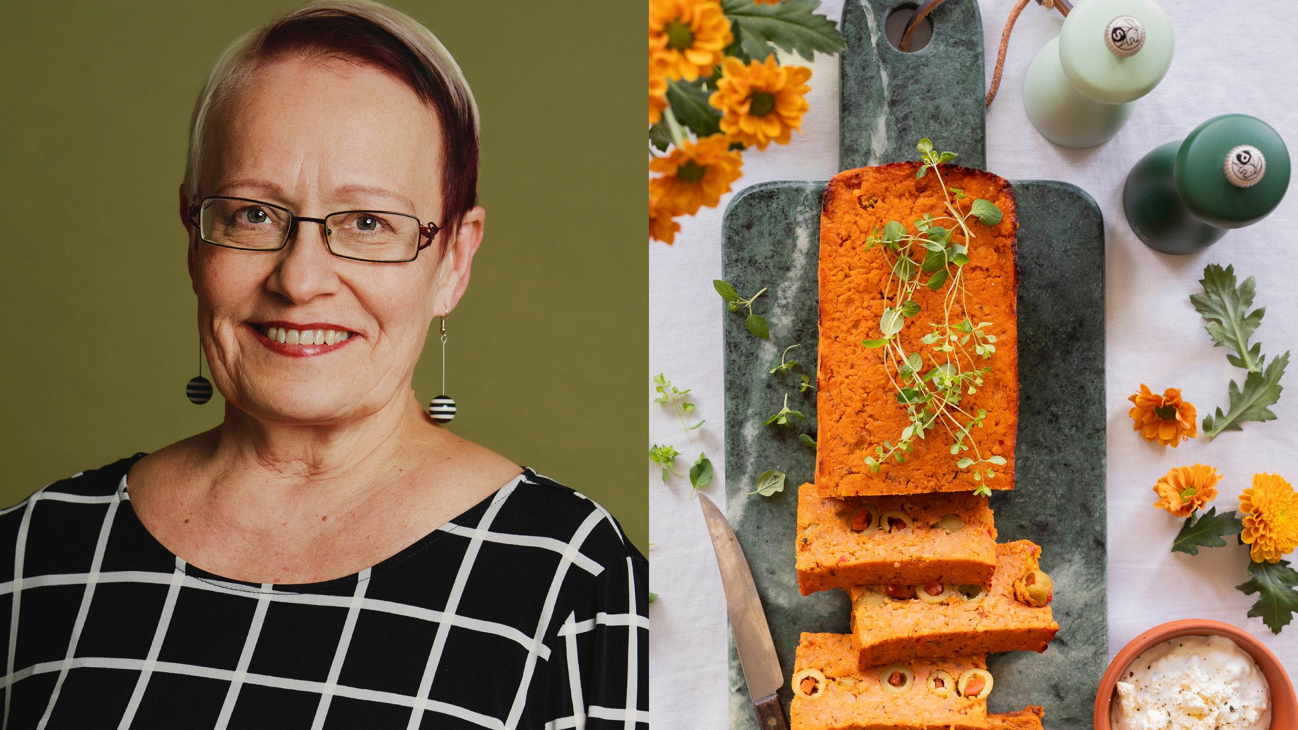 Kirjailija Johanna Sinisalon kekseliäs linssiruoka yllättää kauneudellaan ja mehevyydellään – sopii niin juhlaan kuin leivän päälle