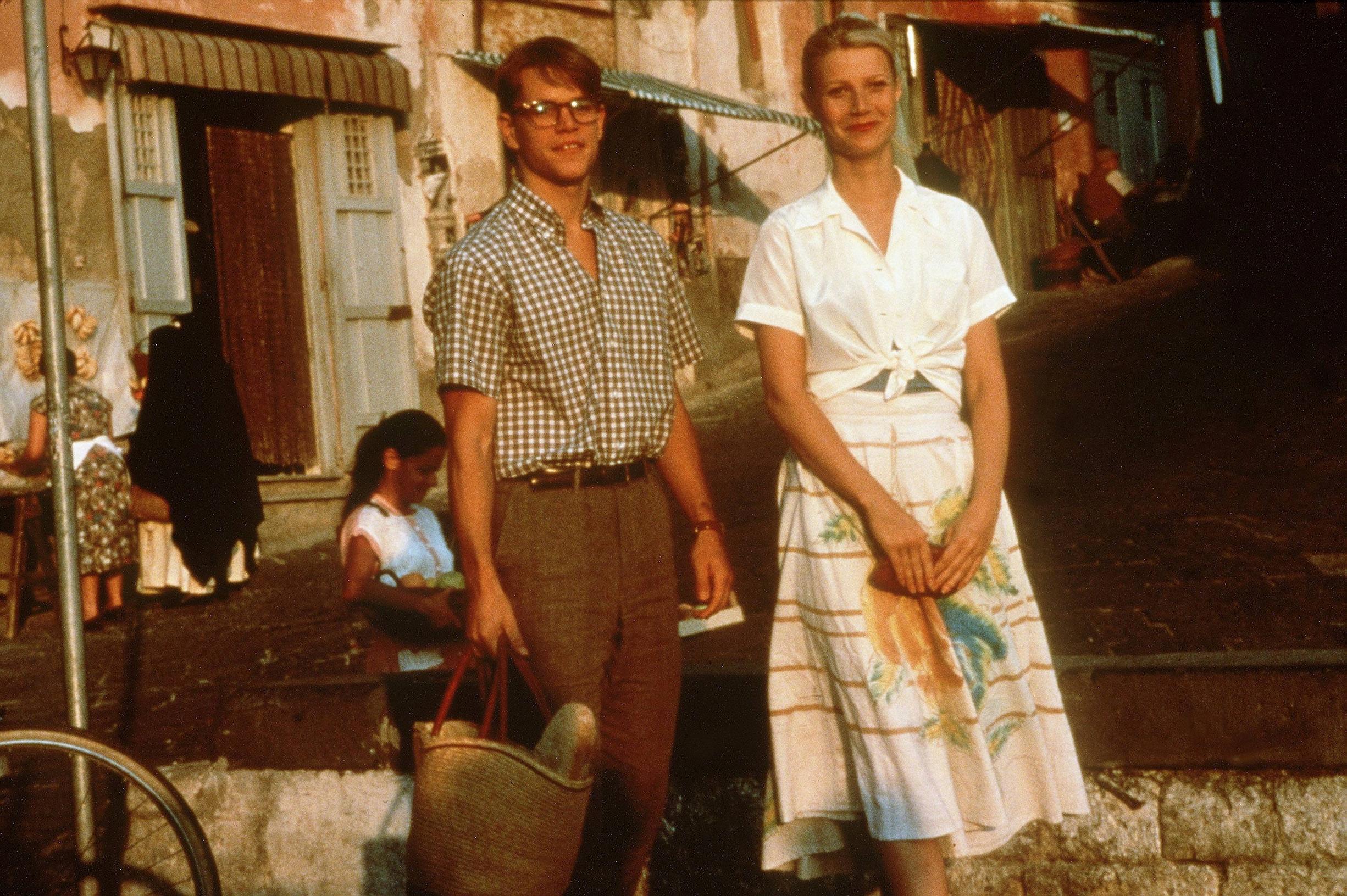 Gwyneth ja Matt Damon tähdittivät Lahjakas herra Ripley -elokuvaa. Se visuaalisuus ja tyyli puhuttelivat Gwynethiä.