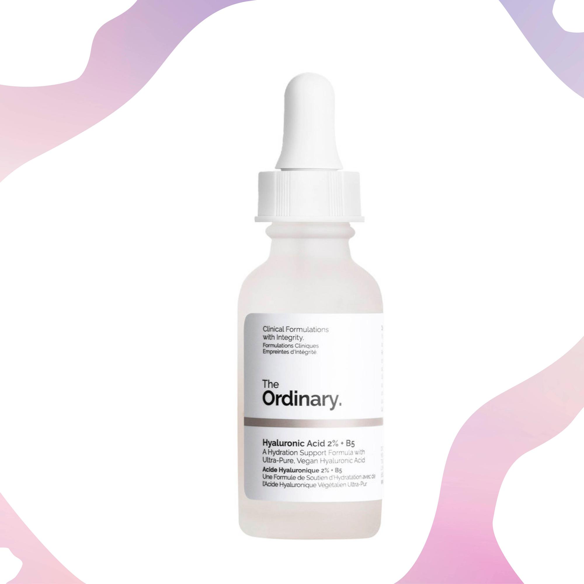 Hyaluronic Acid 2% + B5 -kosteuttava seerumi 19,50 e/60 ml, The Ordinary.