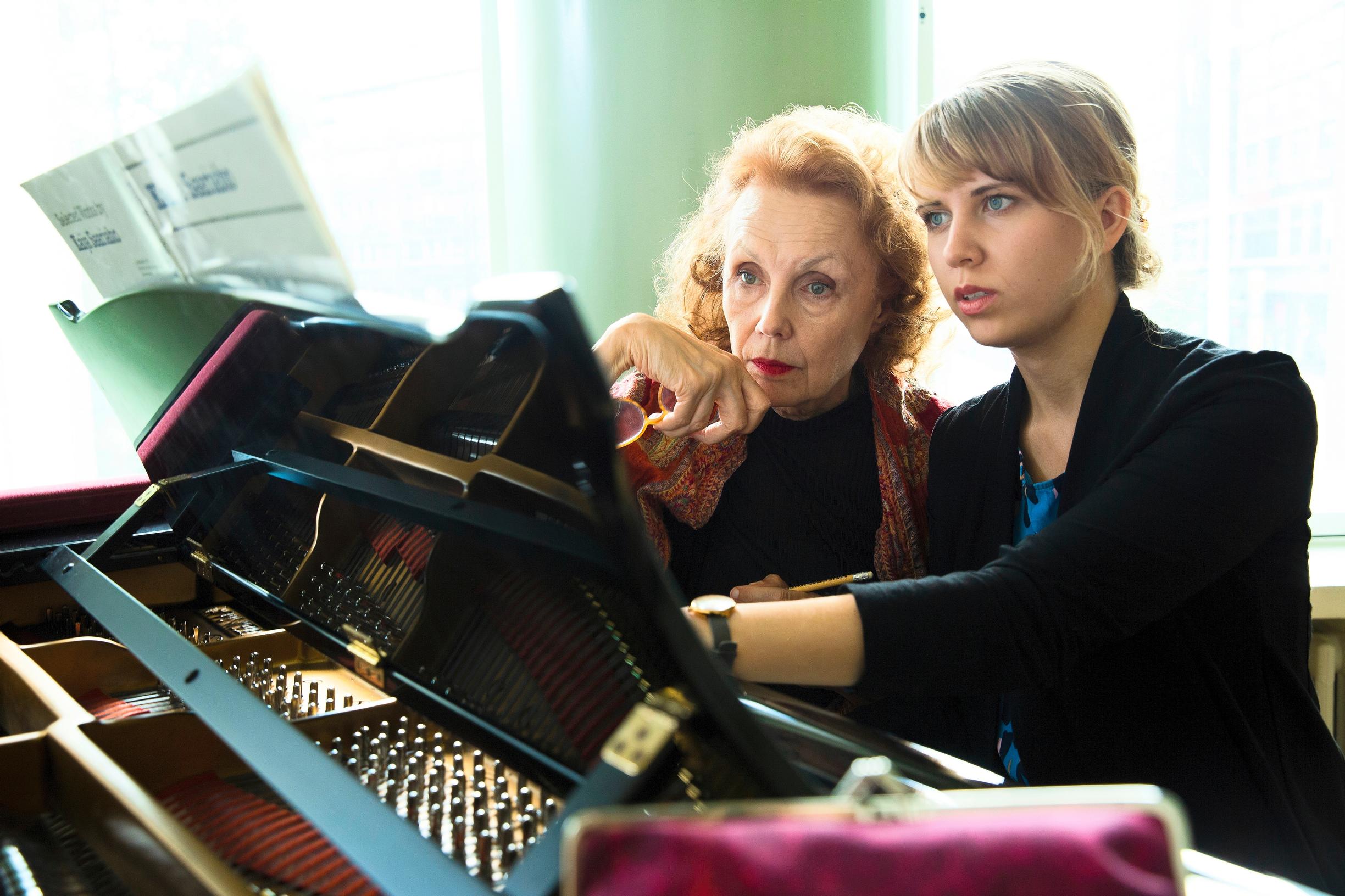 Kaija Saariaho ja tytär Aliisa Barriere