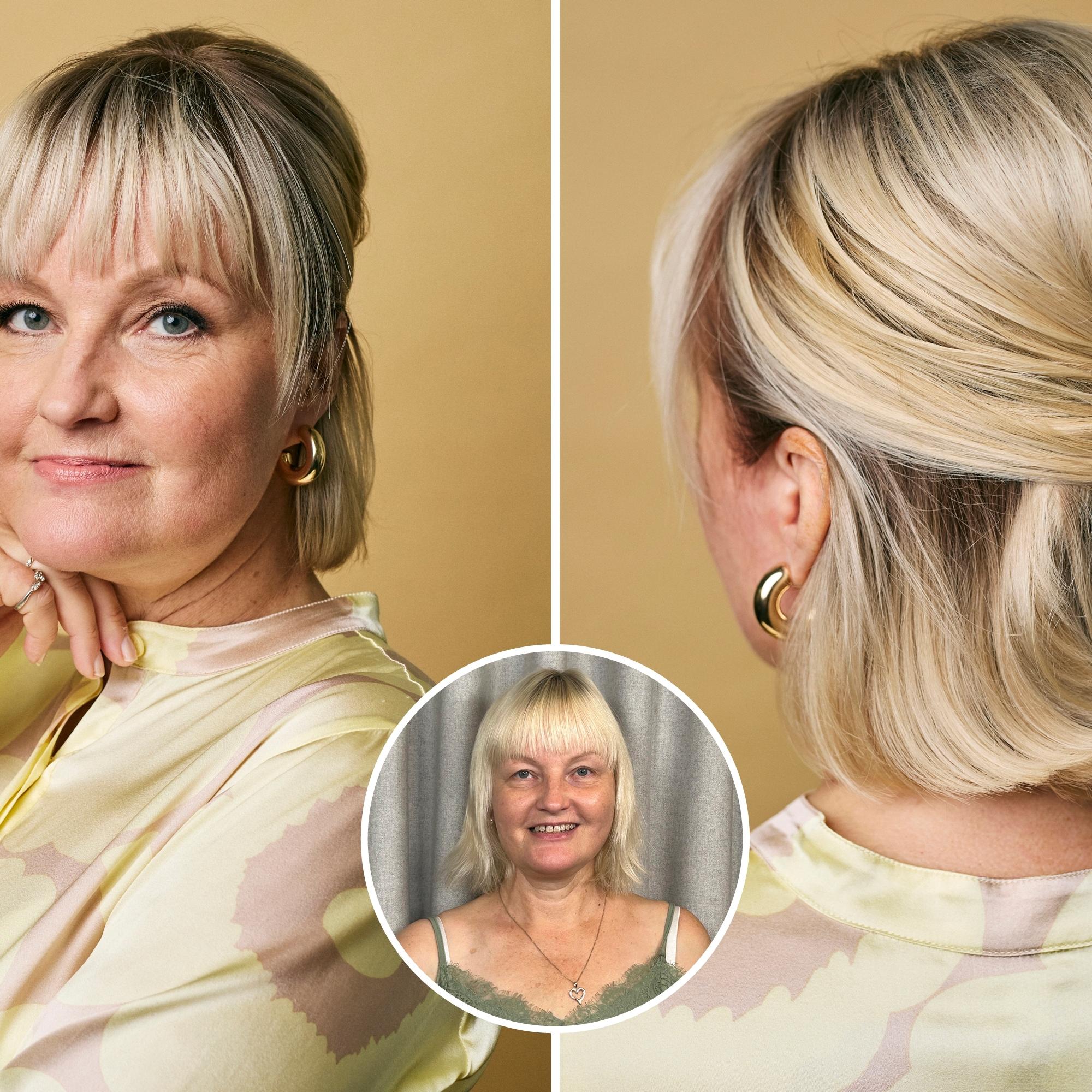 Lähihoitaja Sofian kuivat hiukset saivat piristysruiskeen muuttumisleikissä – tämä värjäysniksi huijaa niihin lisää paksuutta