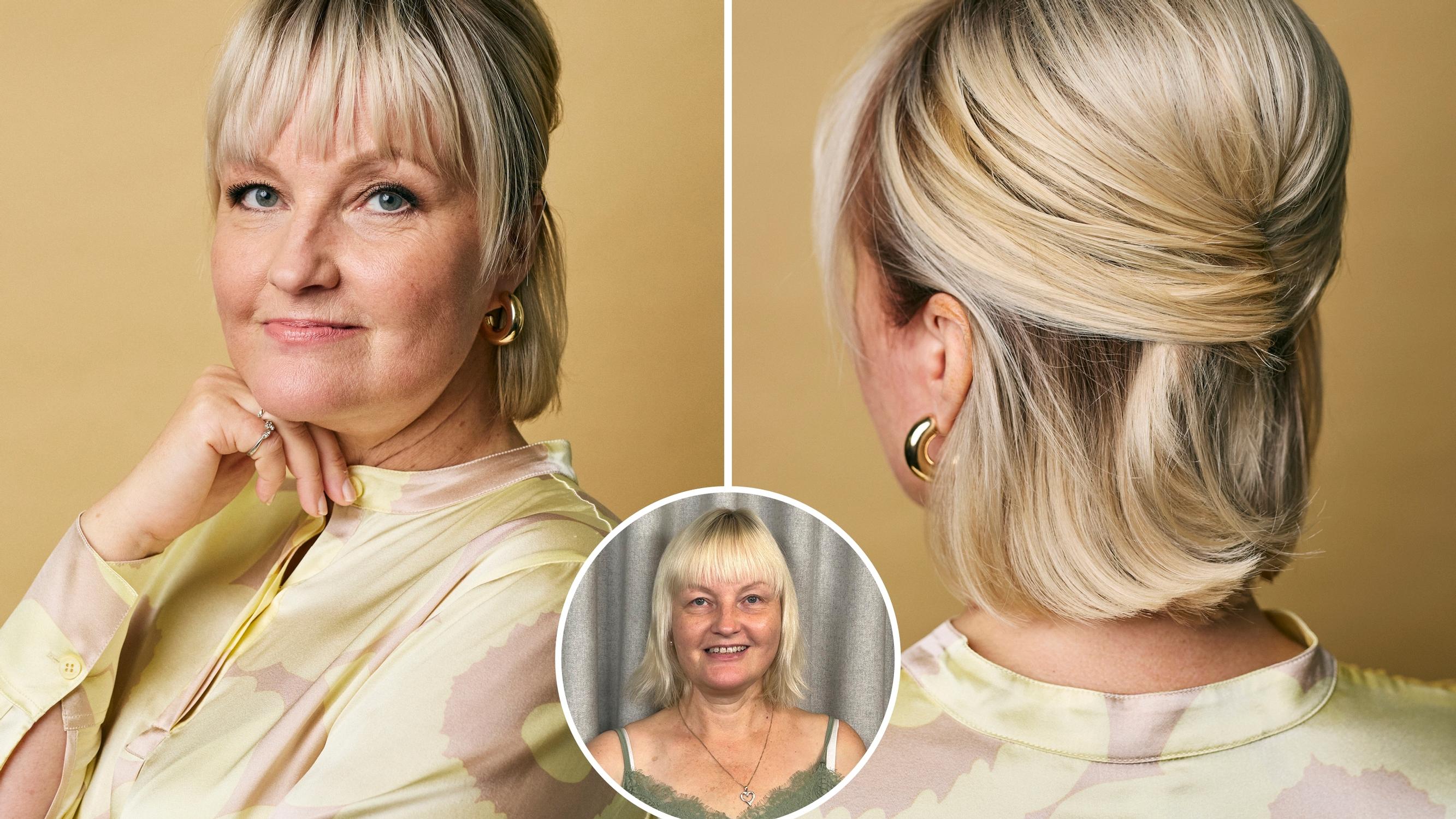 Lähihoitaja Sofian kuivat hiukset saivat piristysruiskeen muuttumisleikissä – tämä värjäysniksi huijaa niihin lisää paksuutta