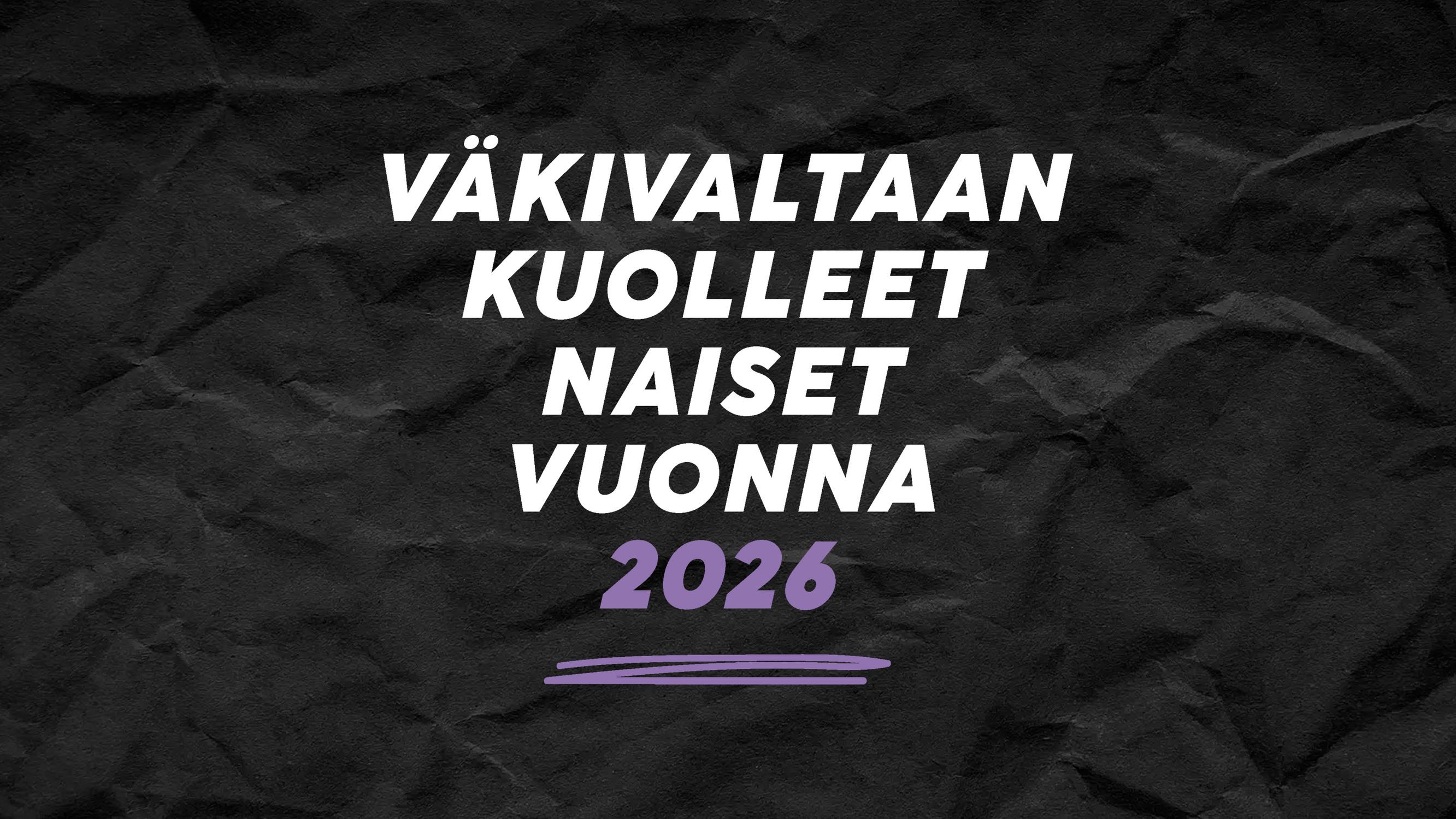 Väkivaltaan kuolleet naiset vuonna 2026 – eeva.fi kokoaa tiedot päivittyvään listaan