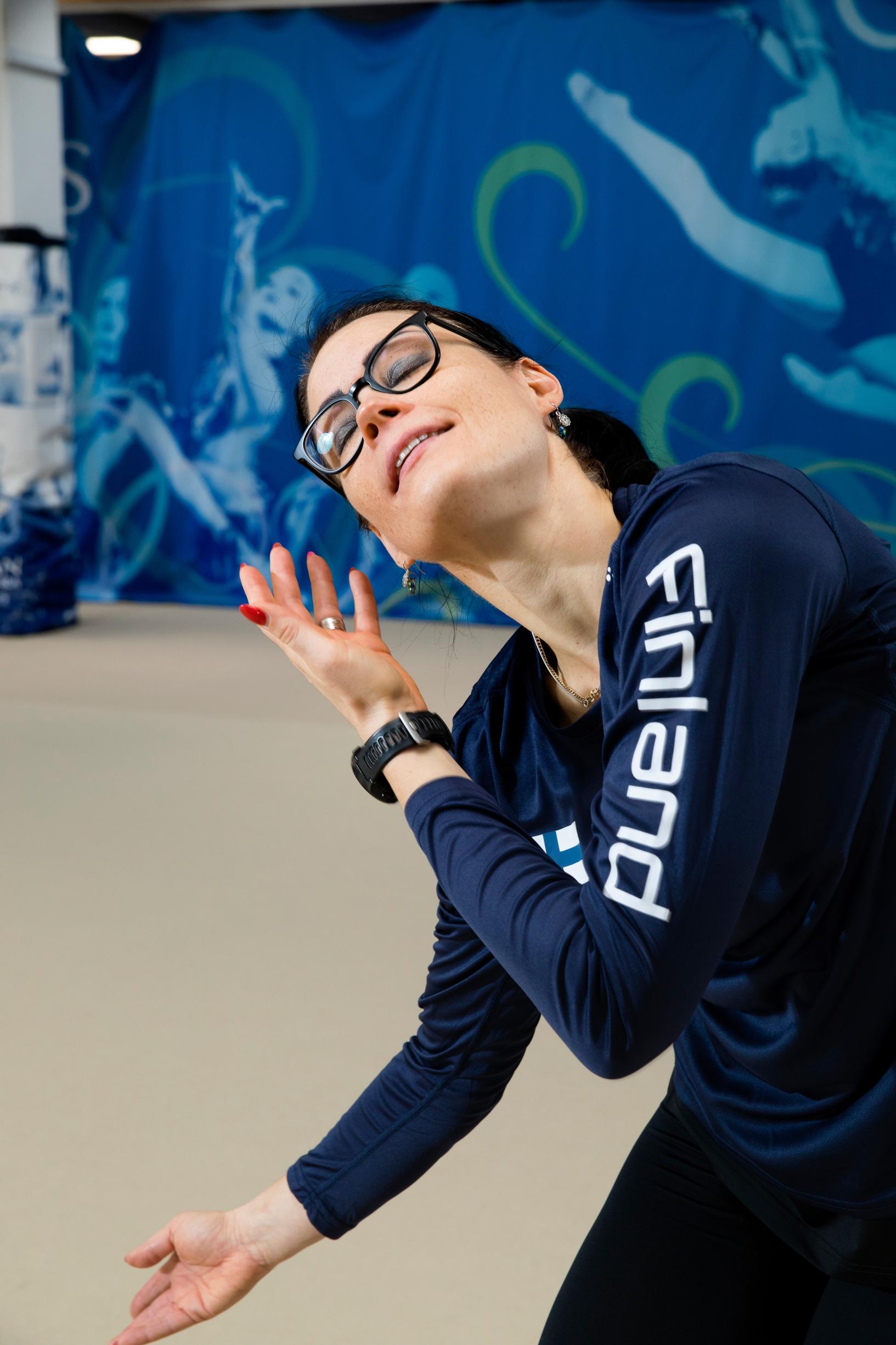 Heidi Kaartisesta on upeaa, että hän voi jakaa harrastuksensa puolisonsa kanssa.