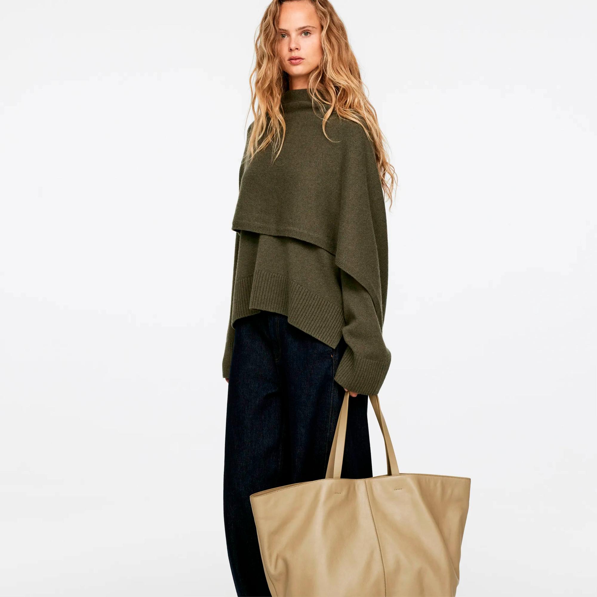 Leather Tote Bag -laukku 299 e, Arket.