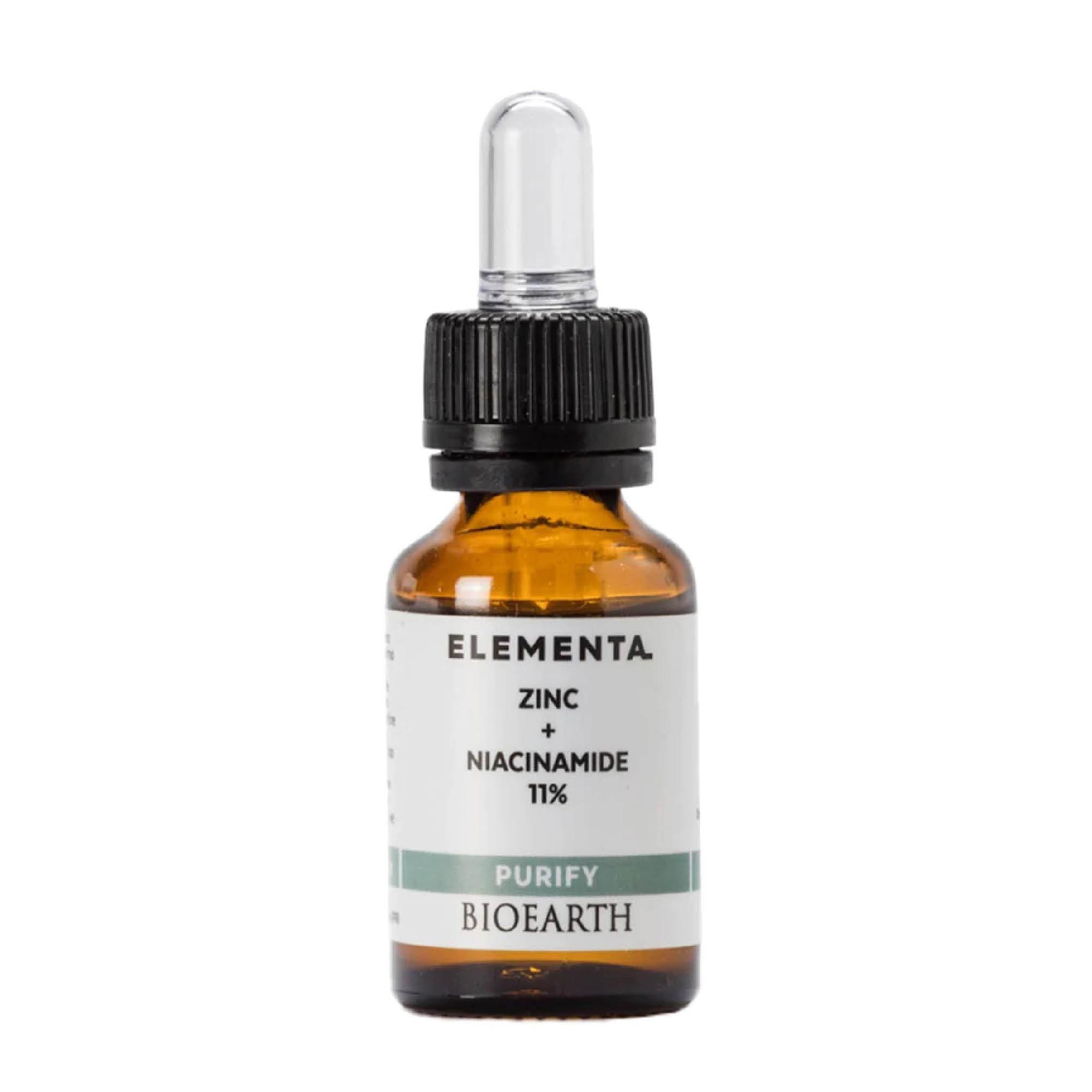 Elemental Niacinamide 10 % + Zinc 1 % -boosteri, 14 e / 15 ml, Bioearth.