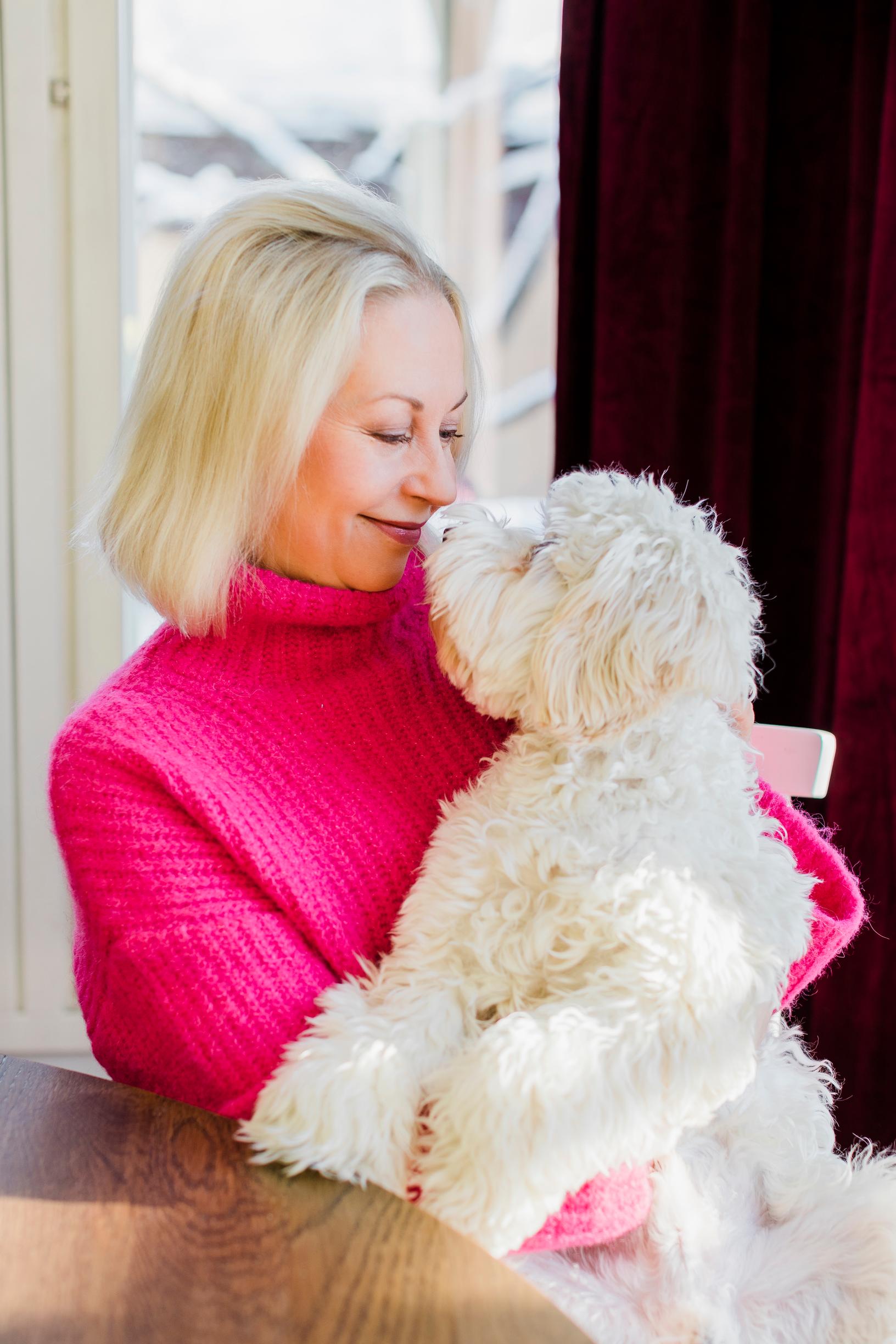 Australianlabradoodle Heppu on valloittanut näyttelijä Krisse Salmisen perheen sydämet. "Me kaikki puhumme tätä nykyä puolet päivästä lepertelykieltä."