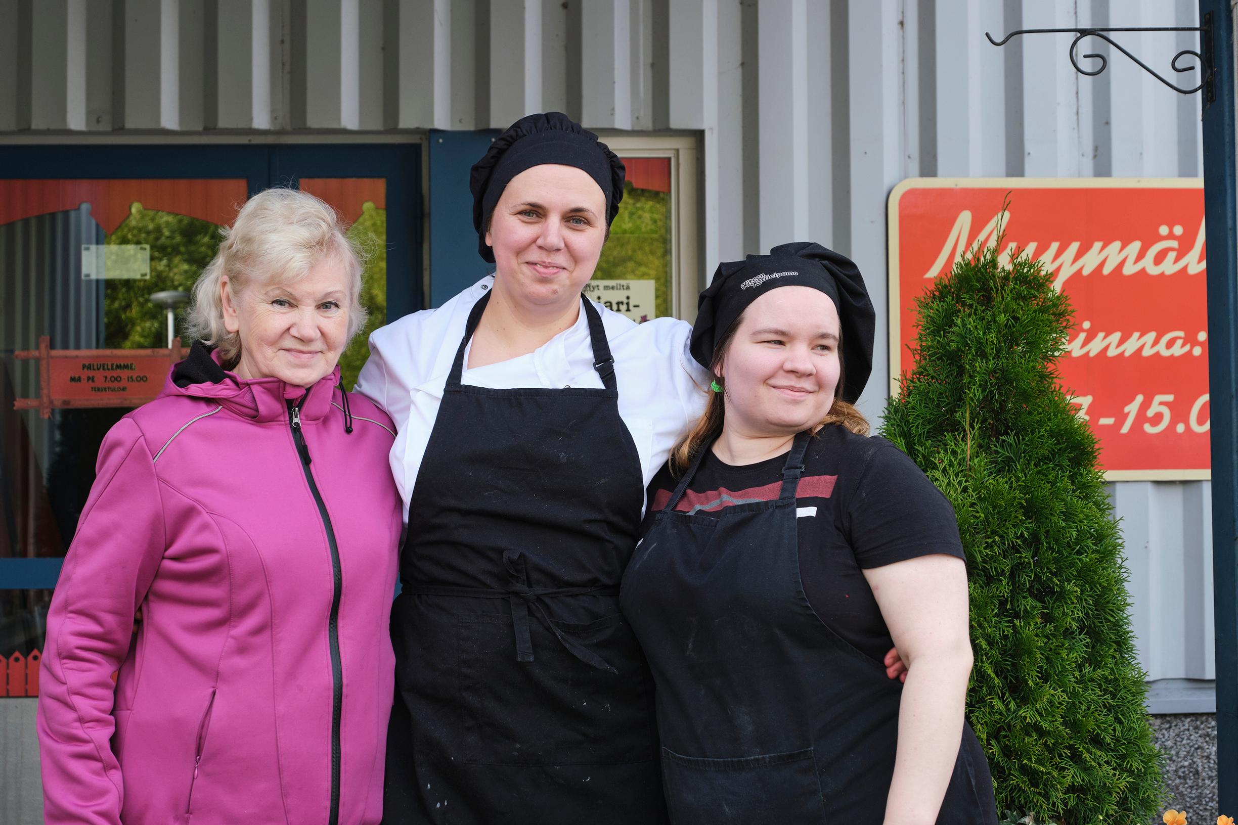 Nadja Kudriošova, Nadiia Pototska ja Tiina Raappana