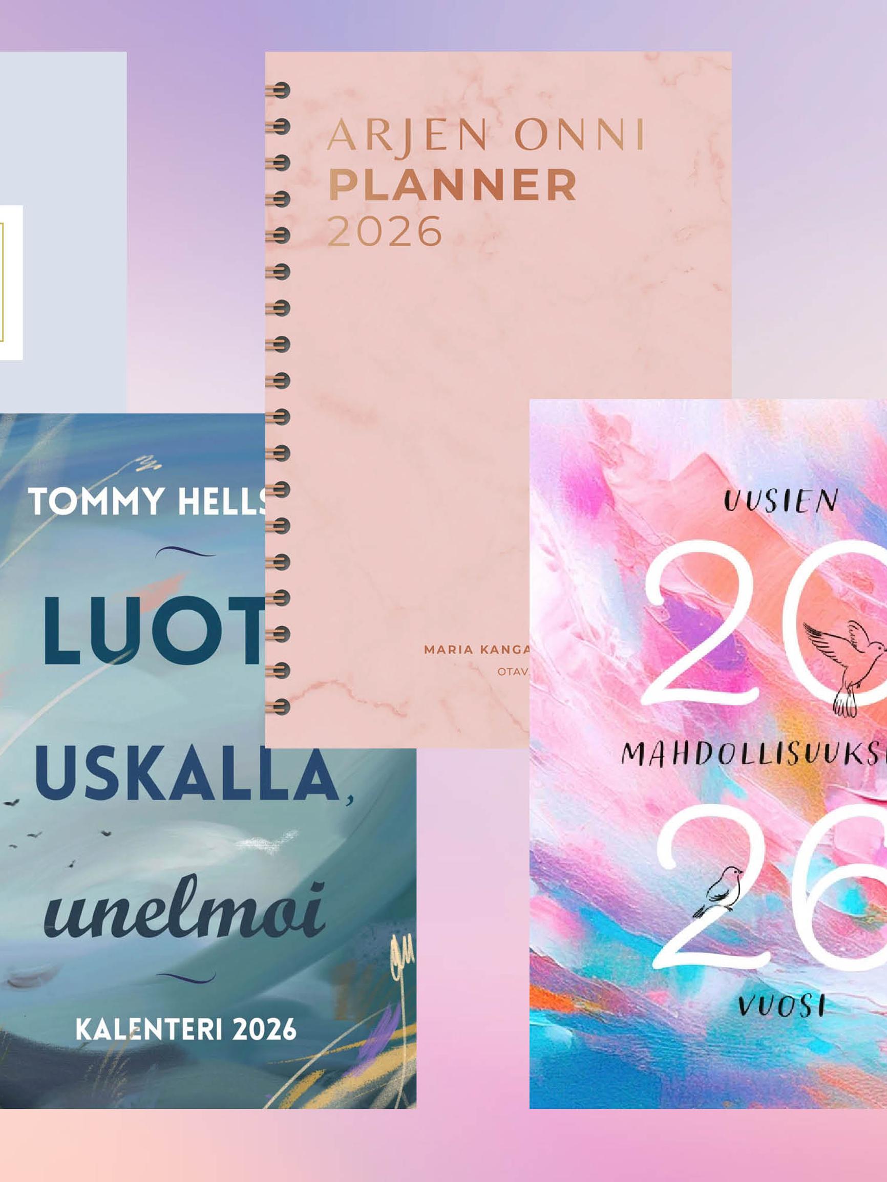 Tässä ovat inspiroivimmat kalenterit vuodelle 2026 – yksi niistä auttaa tukemaan elämän merkityksellisiä asioita