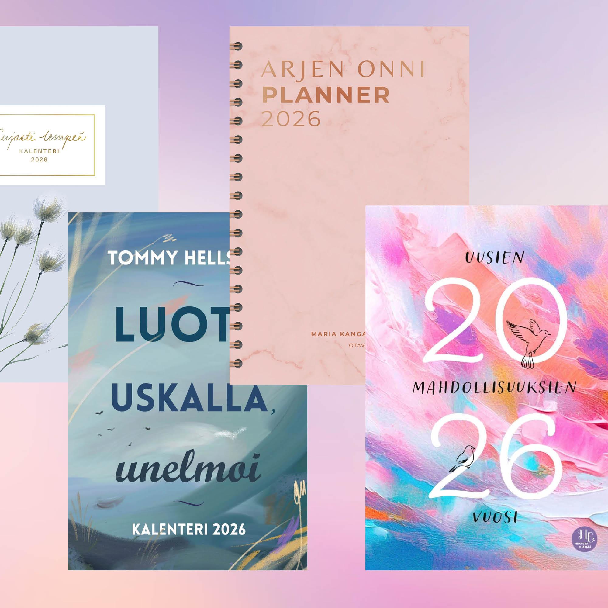 Tässä ovat inspiroivimmat kalenterit vuodelle 2026 – yksi niistä auttaa tukemaan elämän merkityksellisiä asioita