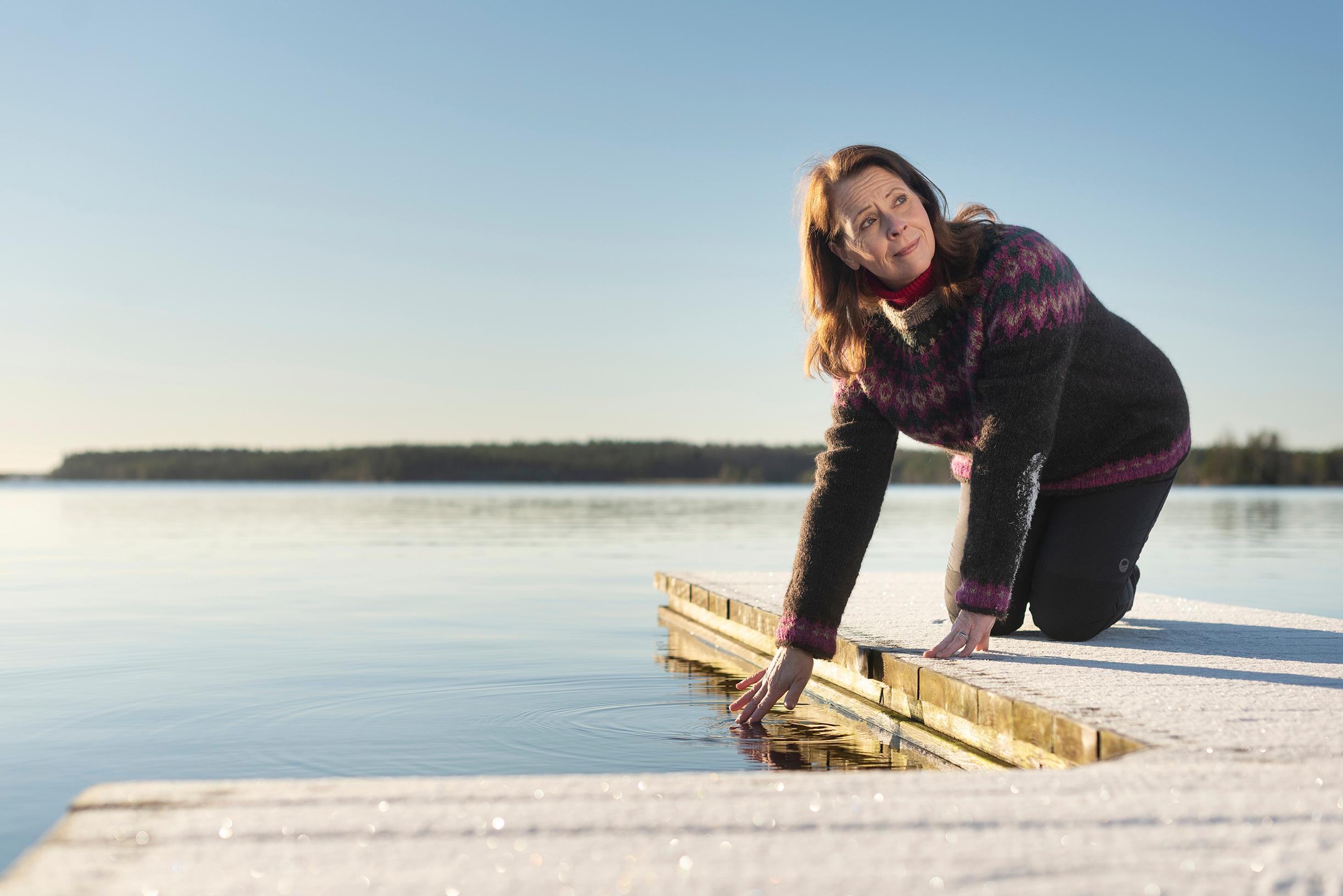 ”Yritän aktiivisesti luoda päiviini positiivisia kokemuksia”, Riikka kertoo.