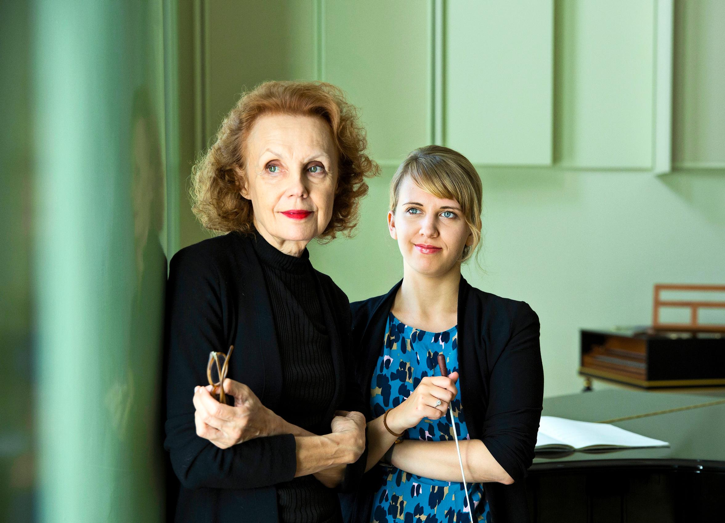 Kaija Saariaho ja tytär Aliisa Barriere