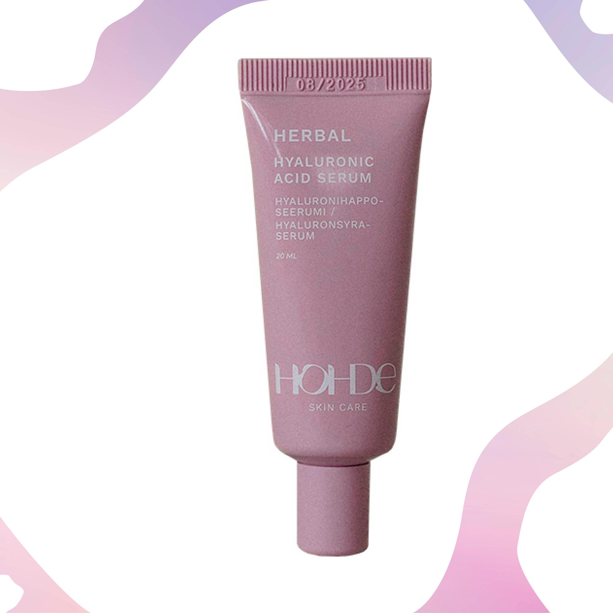Herbal-hyaluronihapposeerumi, 64,50 e/3 kk tuotteet, Hohde.
