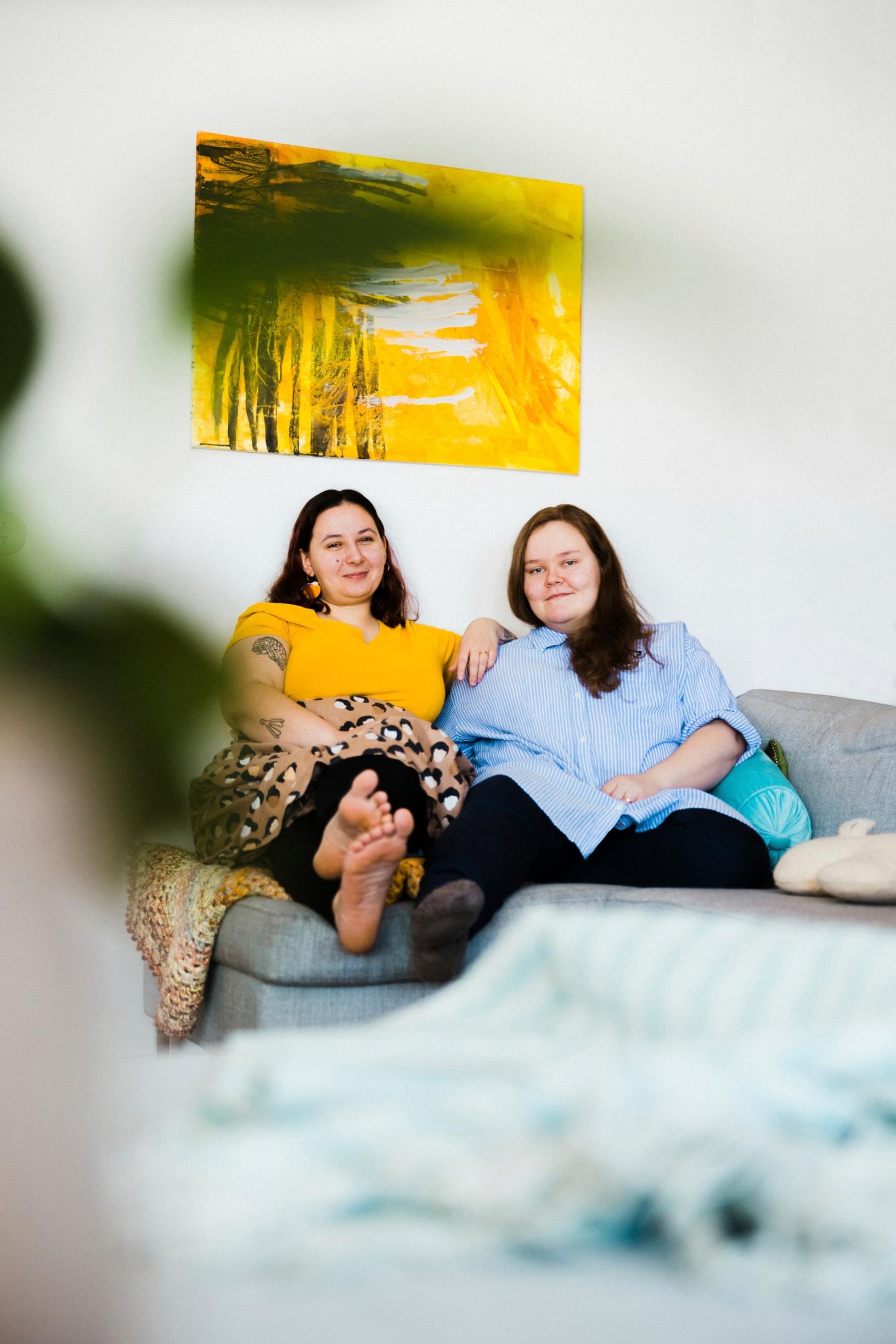 Reetta ja Maria Friimäki menivät naimisiin elokuussa.