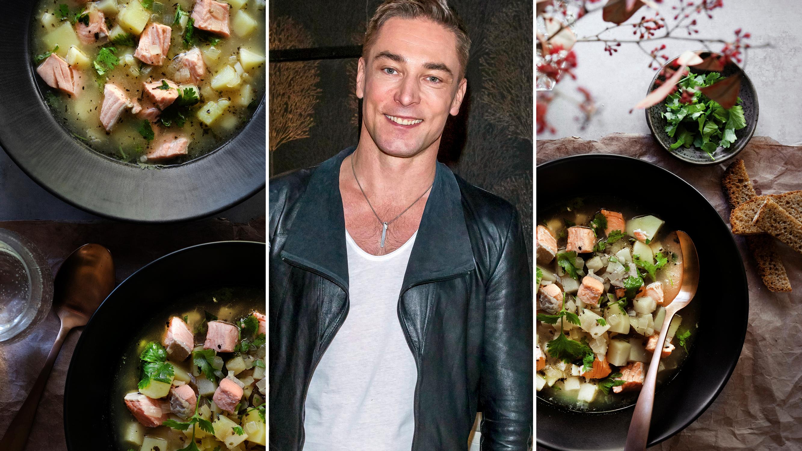 Näyttelijä Sami Uotilan kalakeiton juju on liemessä – täyteläinen maku syntyy ilman pisaraakaan kermaa