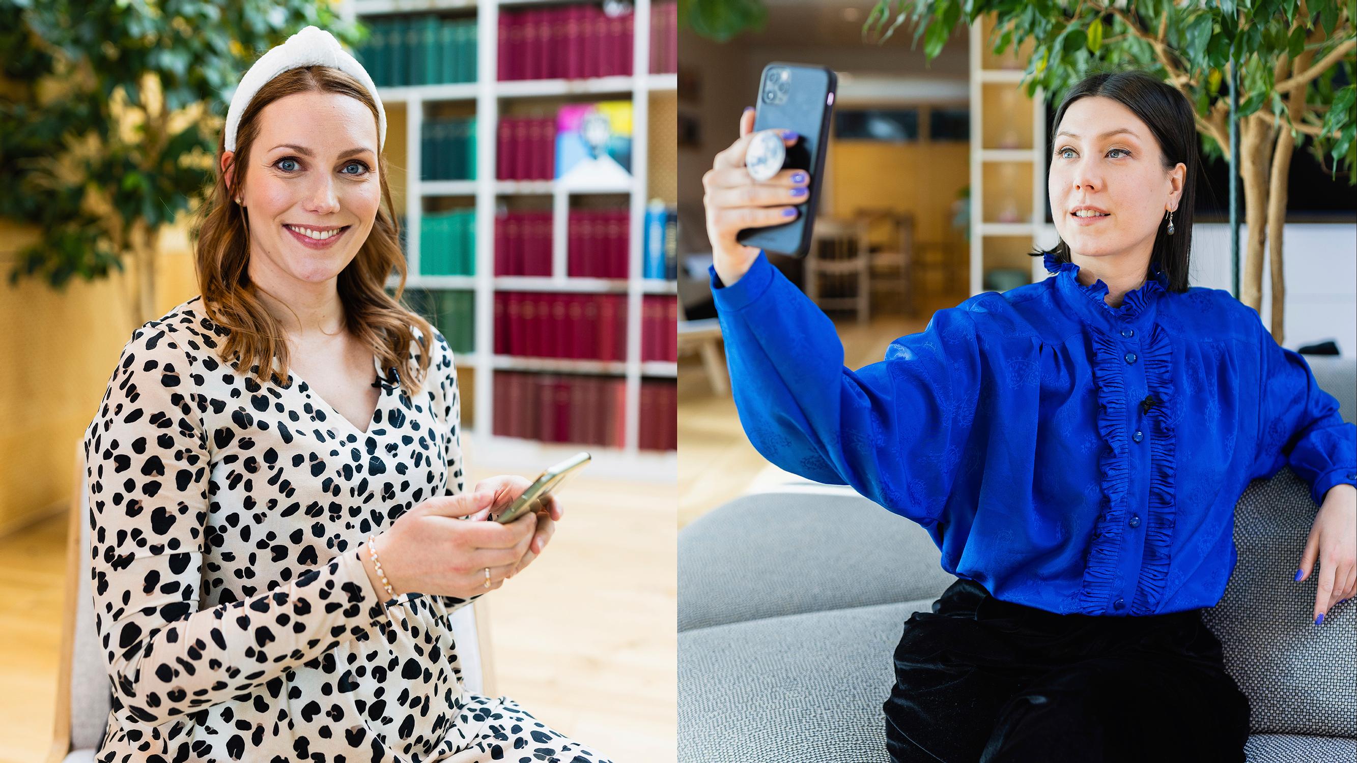 ”Filtterit ovat kuin yhden koon ja värin paita” – somesta tutut Inna Tähkänen ja Meeri Toivonen näyttävät, miten muokkaavat kuviaan