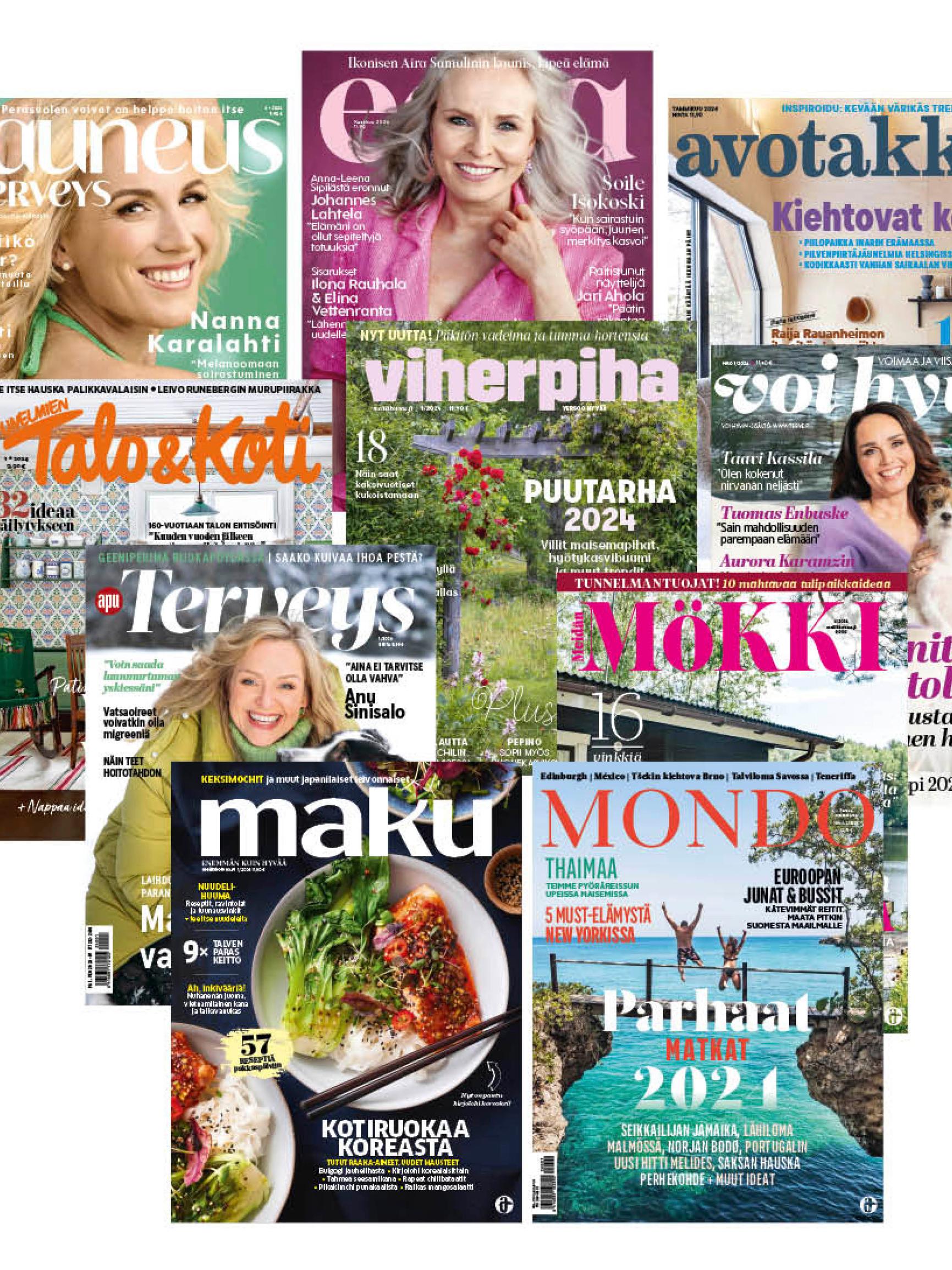 Anna palautetta Kauneus ja Terveys -lehdestä ja voita!