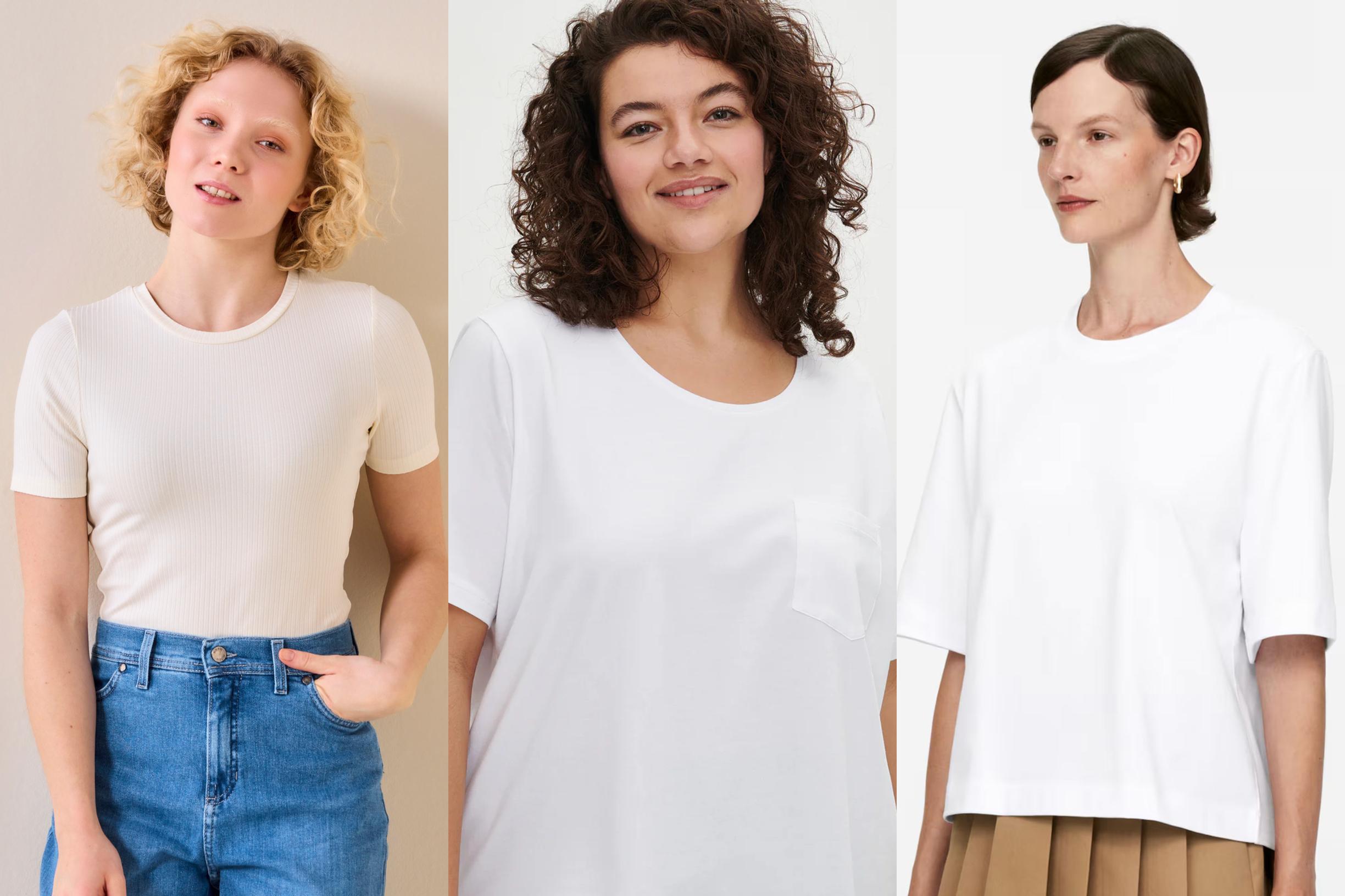 Valkoinen t-paita on tämän hetken puhutuin vaate – 10 vaihtoehtoa, jotka sopivat parempienkin piirien kokoontumisiin