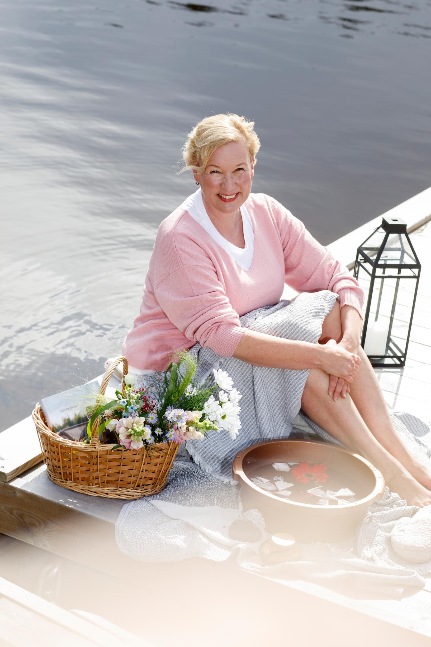 Carita Harjulle jokailtainen sauna on rentoutumisen hetki: ”Lauteilla kysyn itseltäni, että mitä minulle tänään kuuluu”