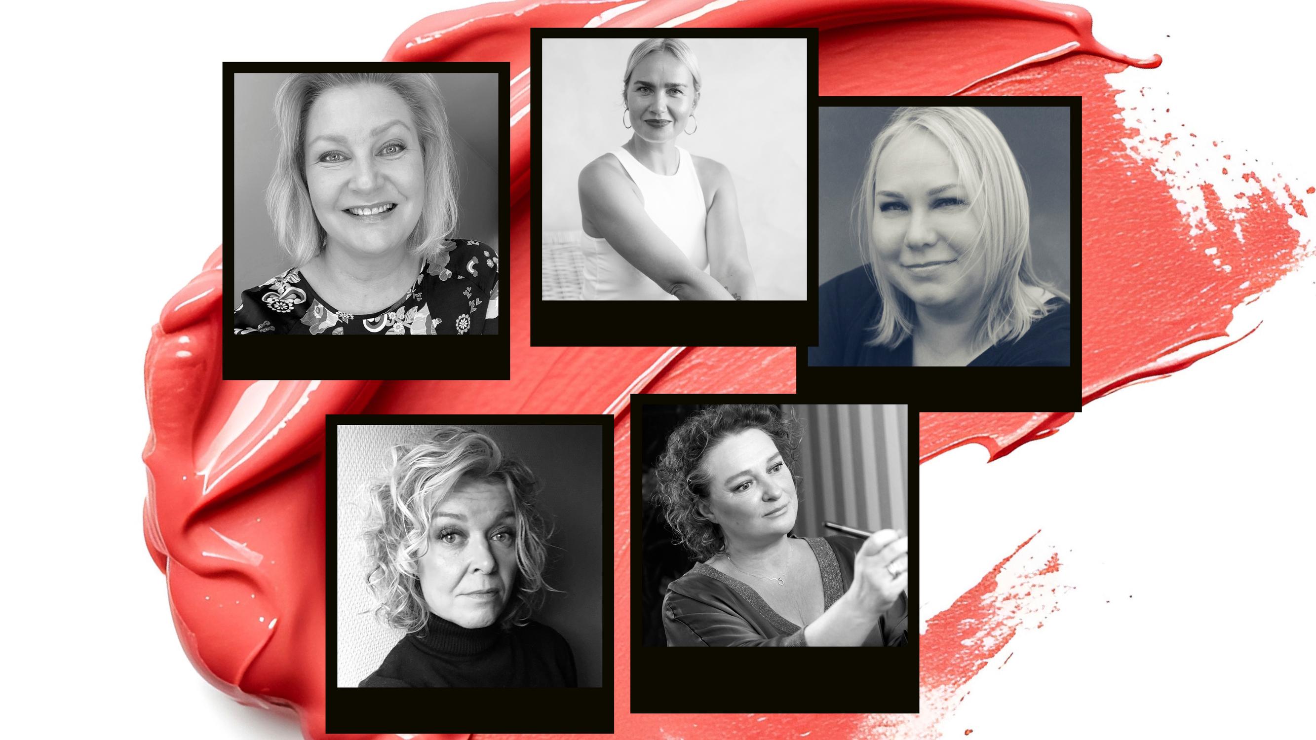 Hammasharjakikka, kulmakynärajaus ja muut meikkaajien salaiset vinkit sekä suosikkihuulipunat