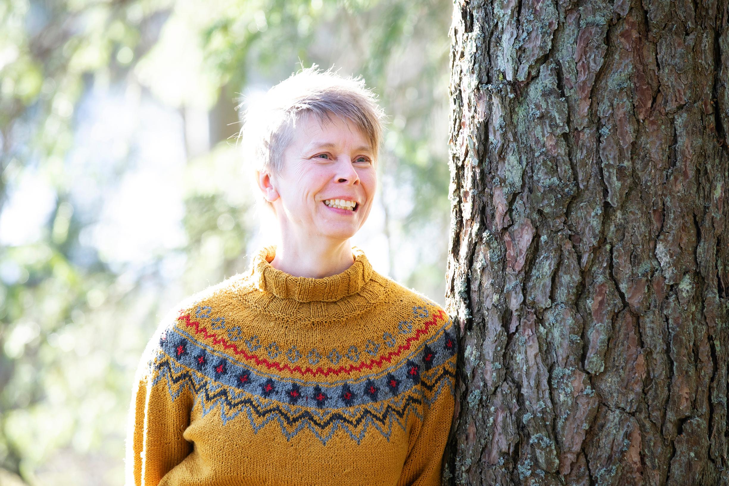 Luonto on Tanjalle tärkeä voimavara. ”Metsä ei vaadi minulta mitään. Itseäni isommassa ympäristössä oman arjen haasteet tuntuvat pienemmiltä.”