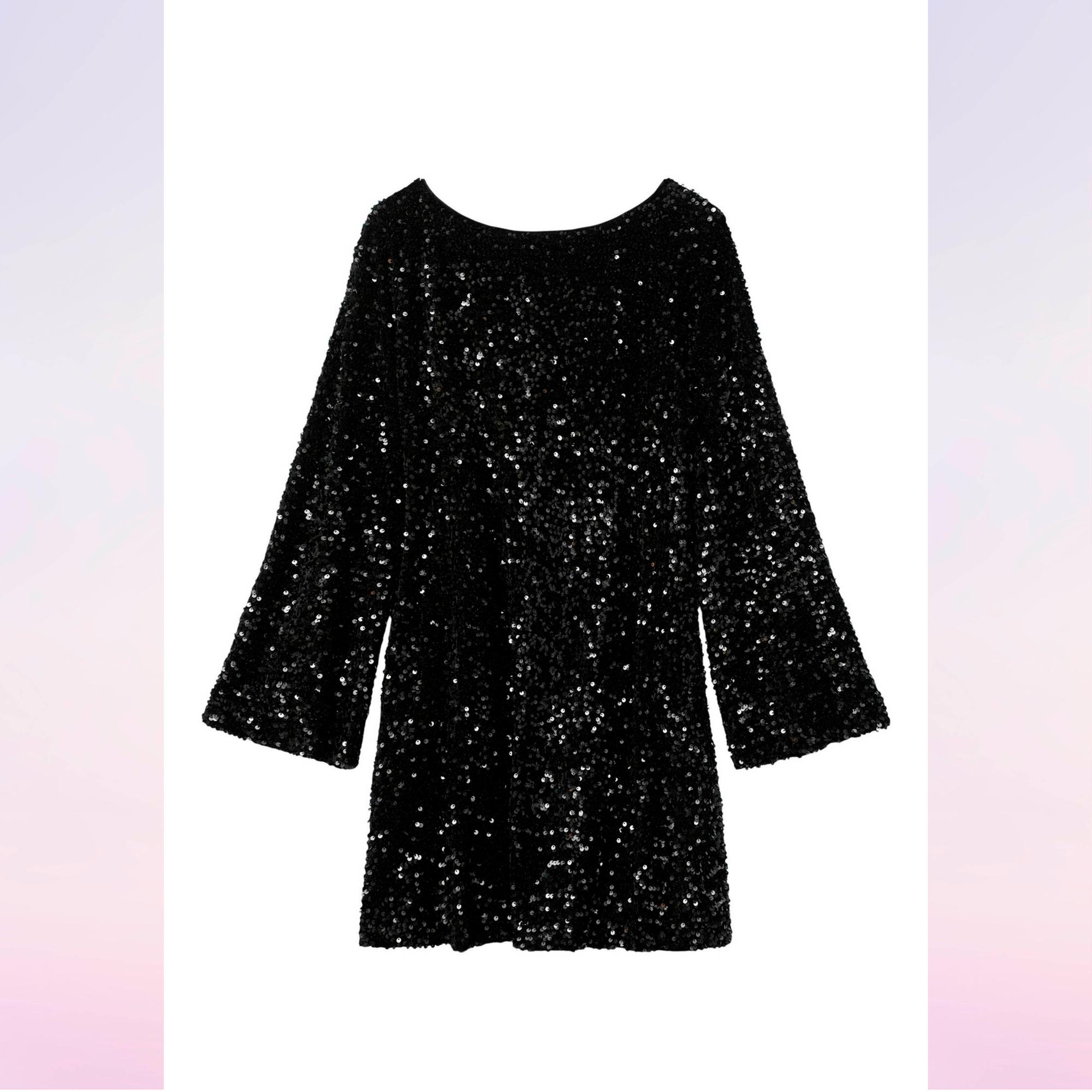 Laila-paljettimekko (XS–L) 79,99 e, Vero Moda/Sokos.