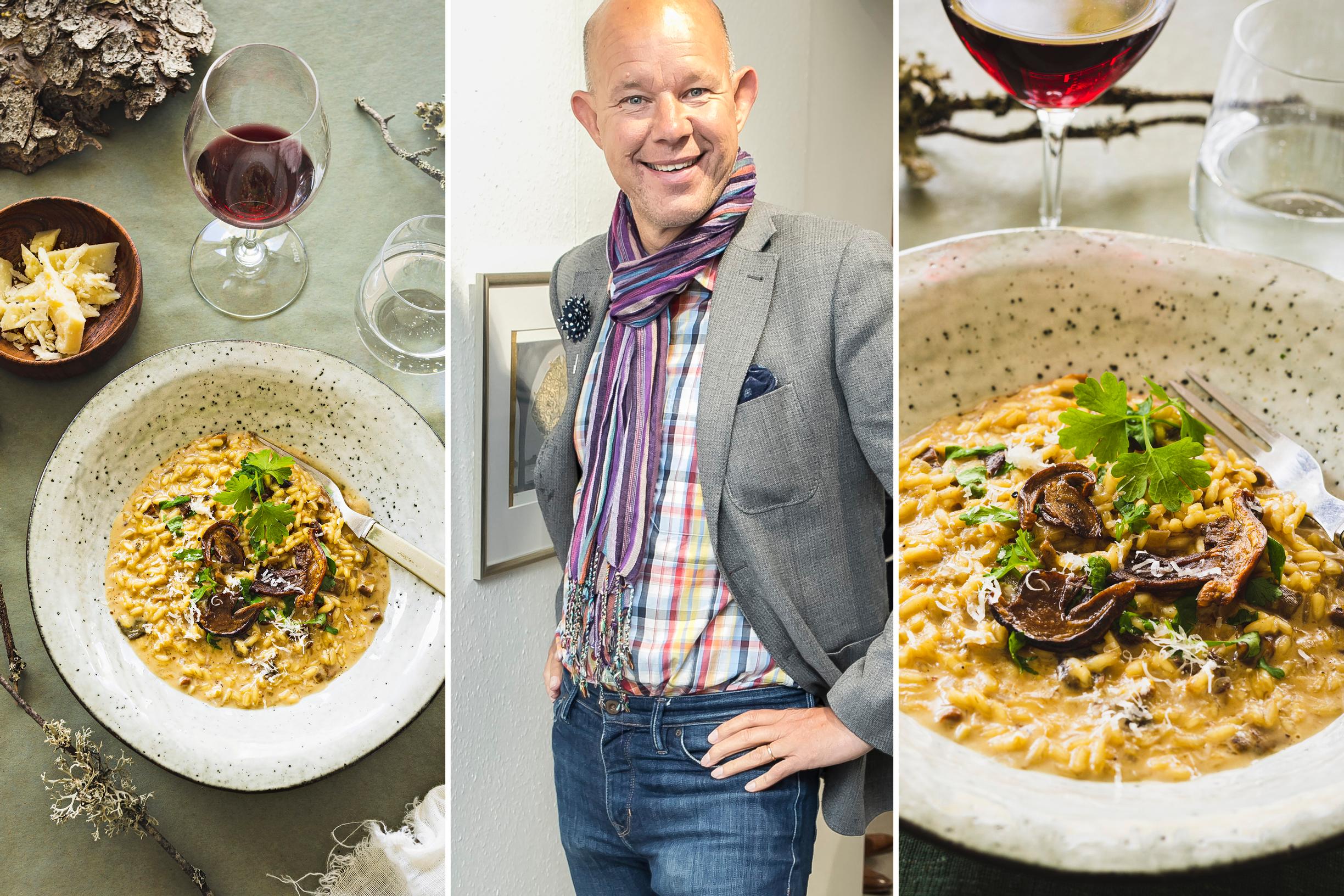 Kaj Kunnas on intohimoinen sieni-ihminen – taivaallisessa risotossa maistuvat tatit ja syksyinen metsä