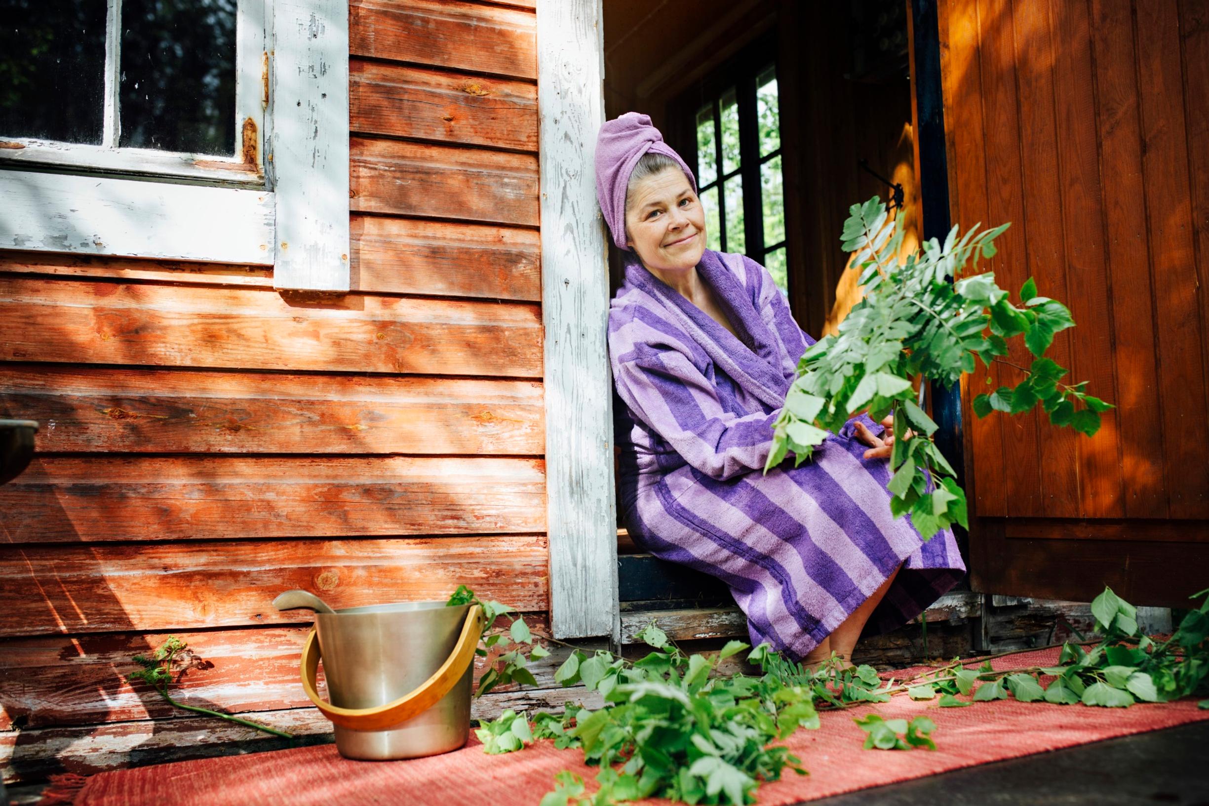Sauna hellii sydäntä