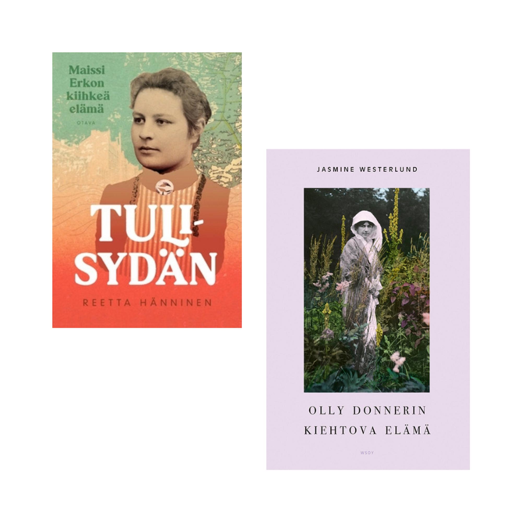 1. Tulisydän: Maissi Erkon kiihkeä elämä, Reetta Hänninen 2. Olly Donnerin kiehtova elämä, Jasmine Westerlund
