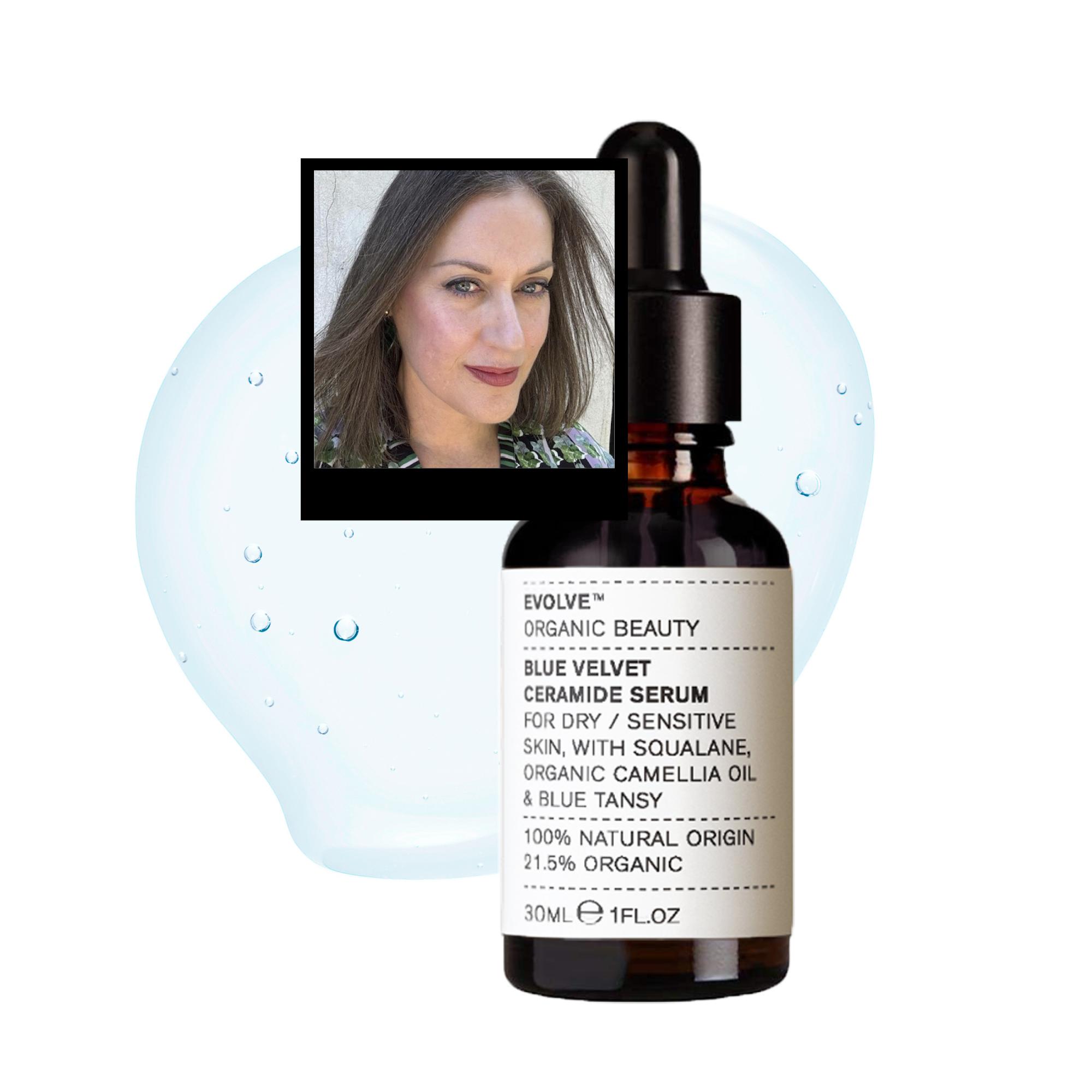 Meikkitaiteilija Ia Luhtanen: Evolve Blue Velvet Ceramide Serum 43 e.