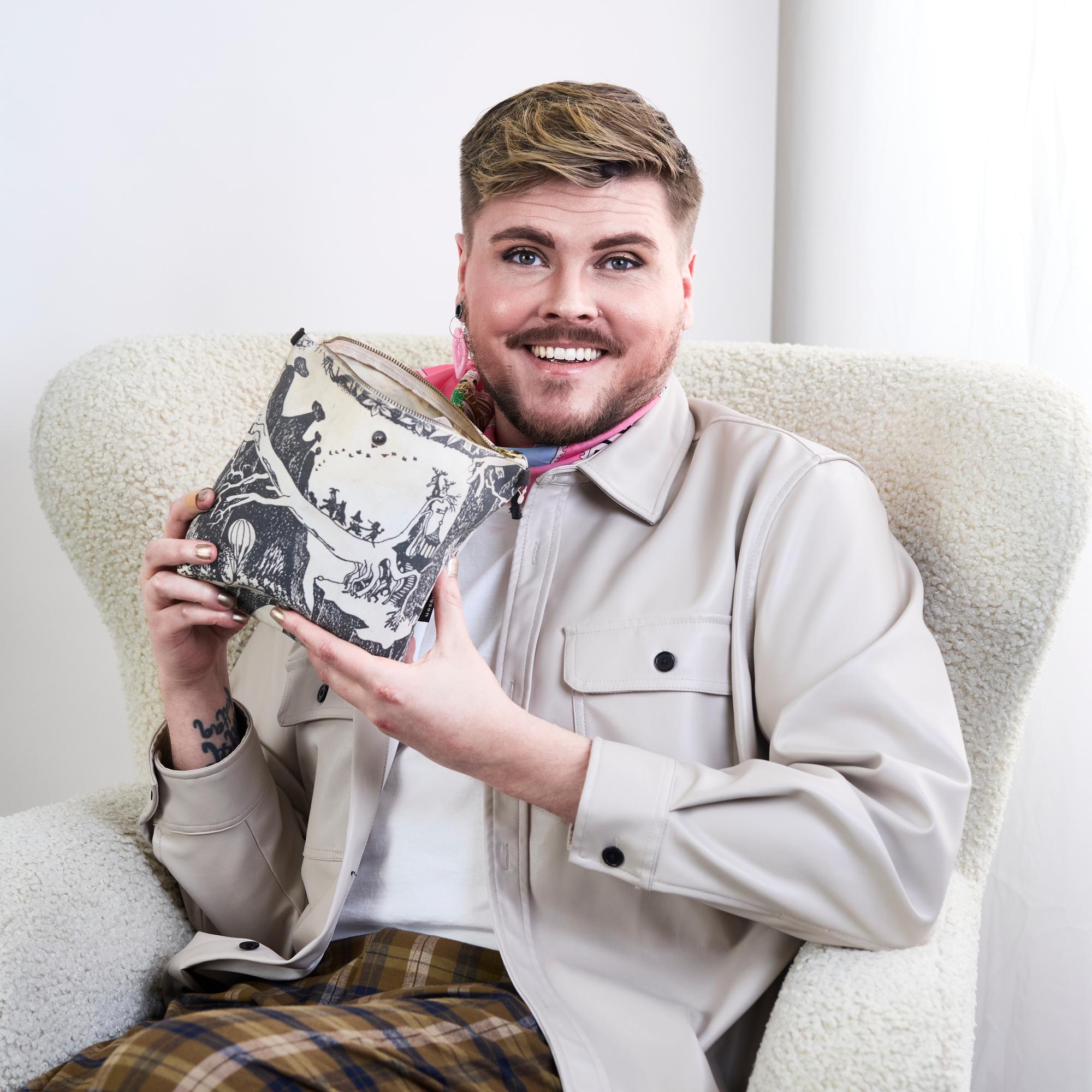 Tämä 2 euroa maksava rajauskynä on Eino Nurmiston suosikki – ja tähän meikkipohjaan hän hurahti täysin