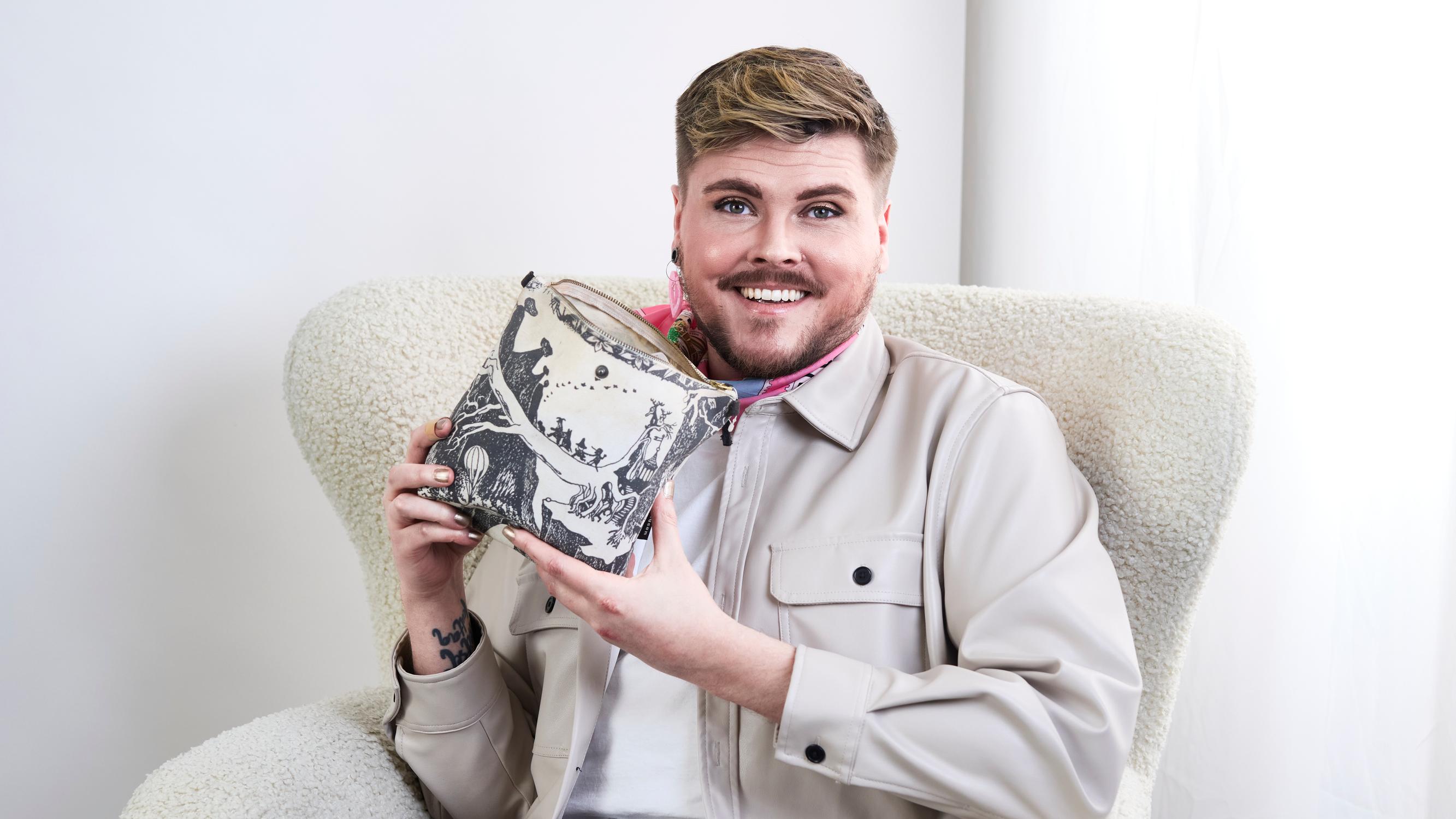 Tämä 2 euroa maksava rajauskynä on Eino Nurmiston suosikki – ja tähän meikkipohjaan hän hurahti täysin