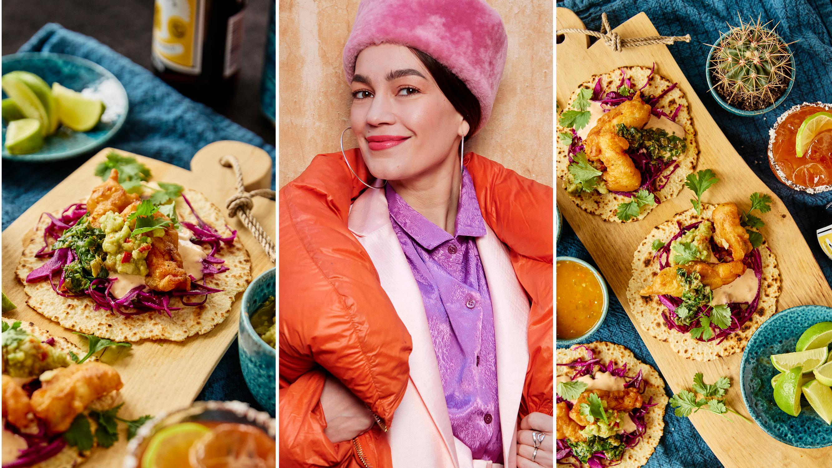 Meeri Koutaniemen ja Sami-puolison kalatacot ovat raikkaita ja ihanan rapeita – salaisuus piilee mielettömässä makuyhdistelmässä