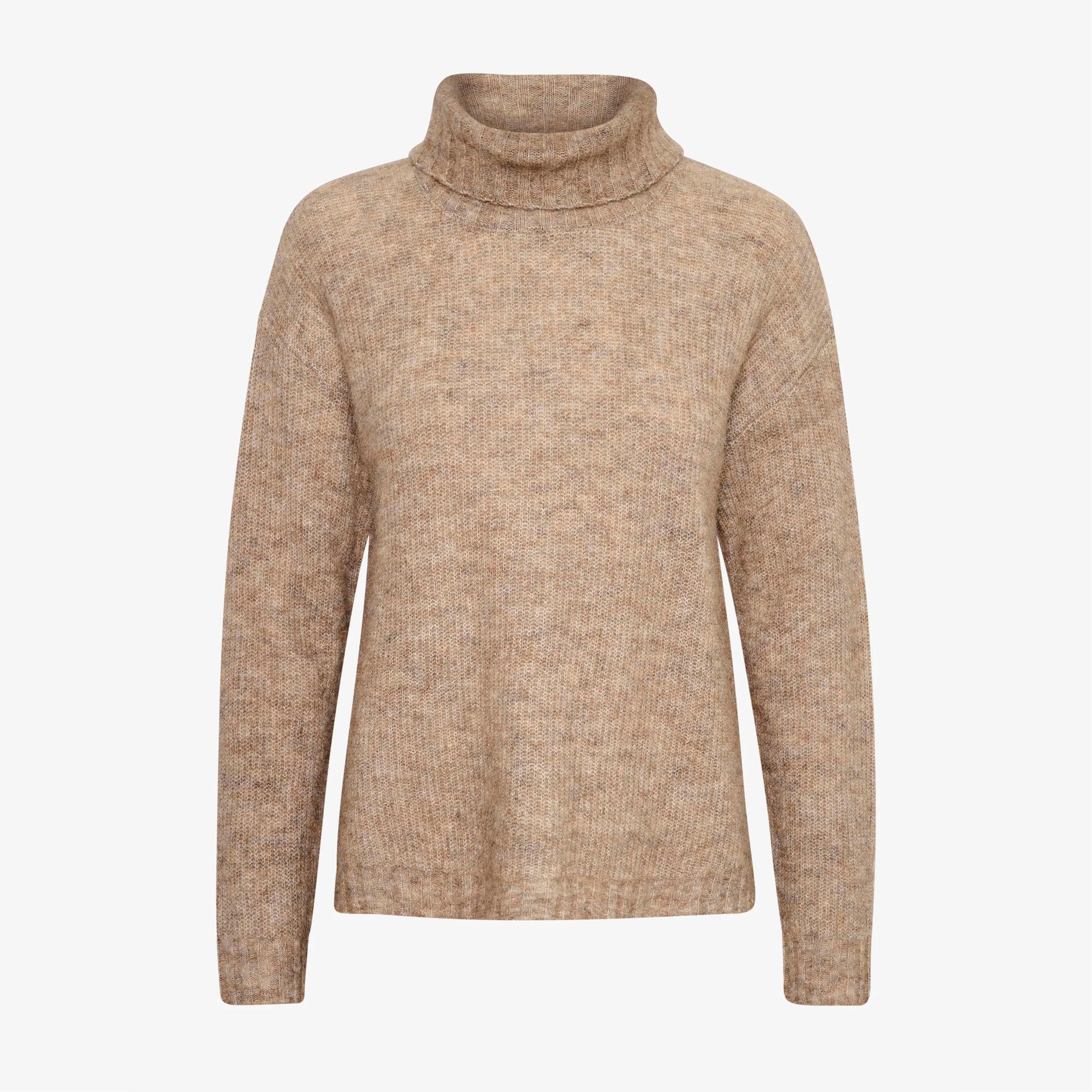 Meleerattu villasekoiteneule (XS–XXL) on saatavilla neljässä eri värissä. 119, 95 e, My Essential Wardrobe, Zalando.