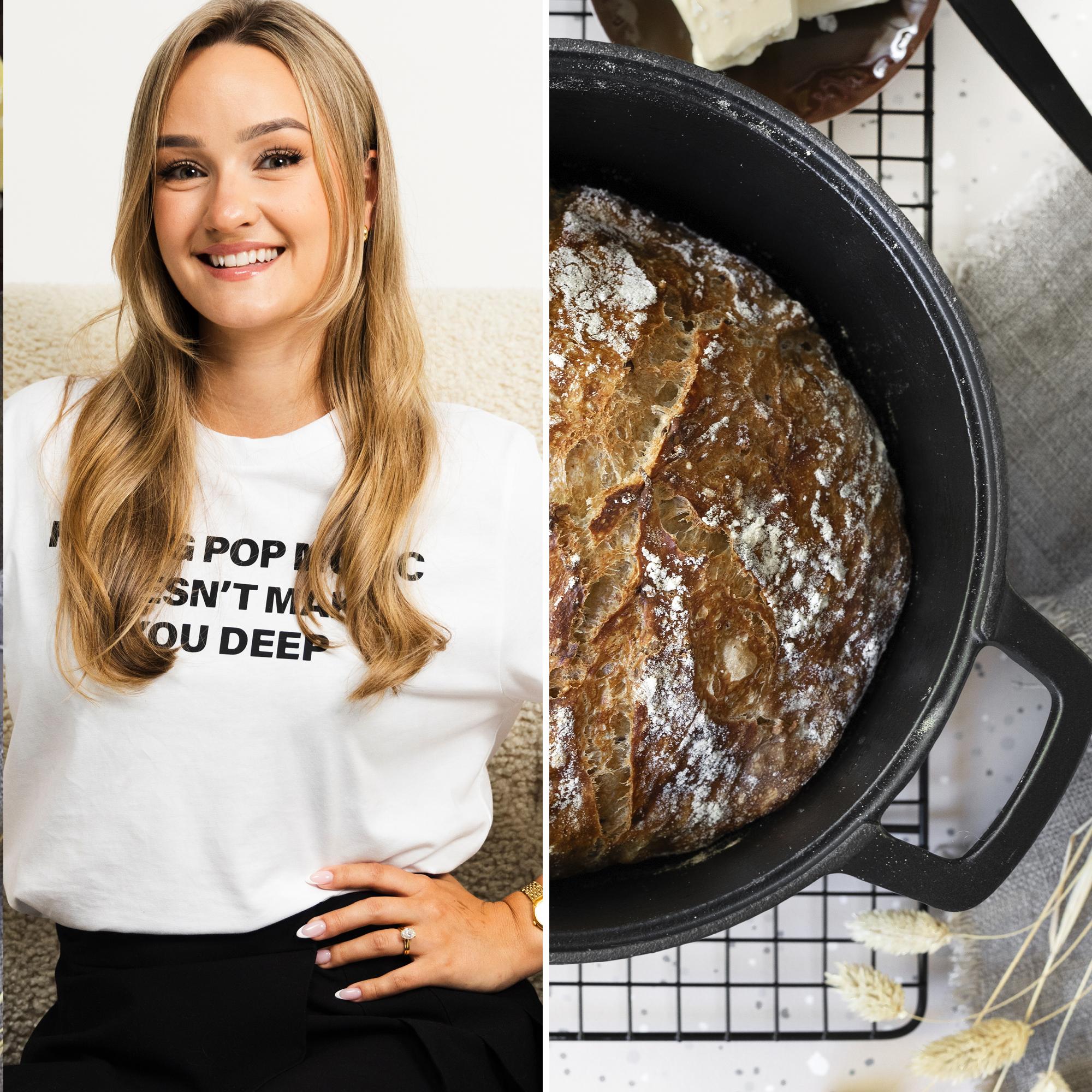 Nelli Matulan leipäreseptissä on vain 4 raaka-ainetta – lopputulos on sisältä ihanan pehmeä ja päältä rapsakka