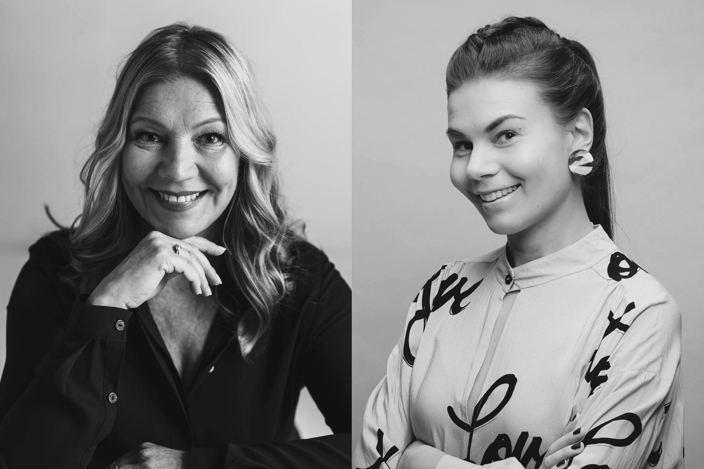 Iiris von Knorring ja Emilia Kujala