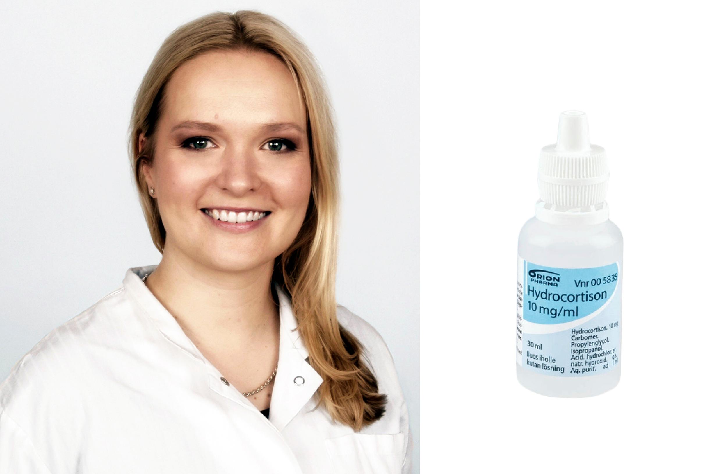 Tulehdusta poistava Hydrocortison-liuos 9,98 e.