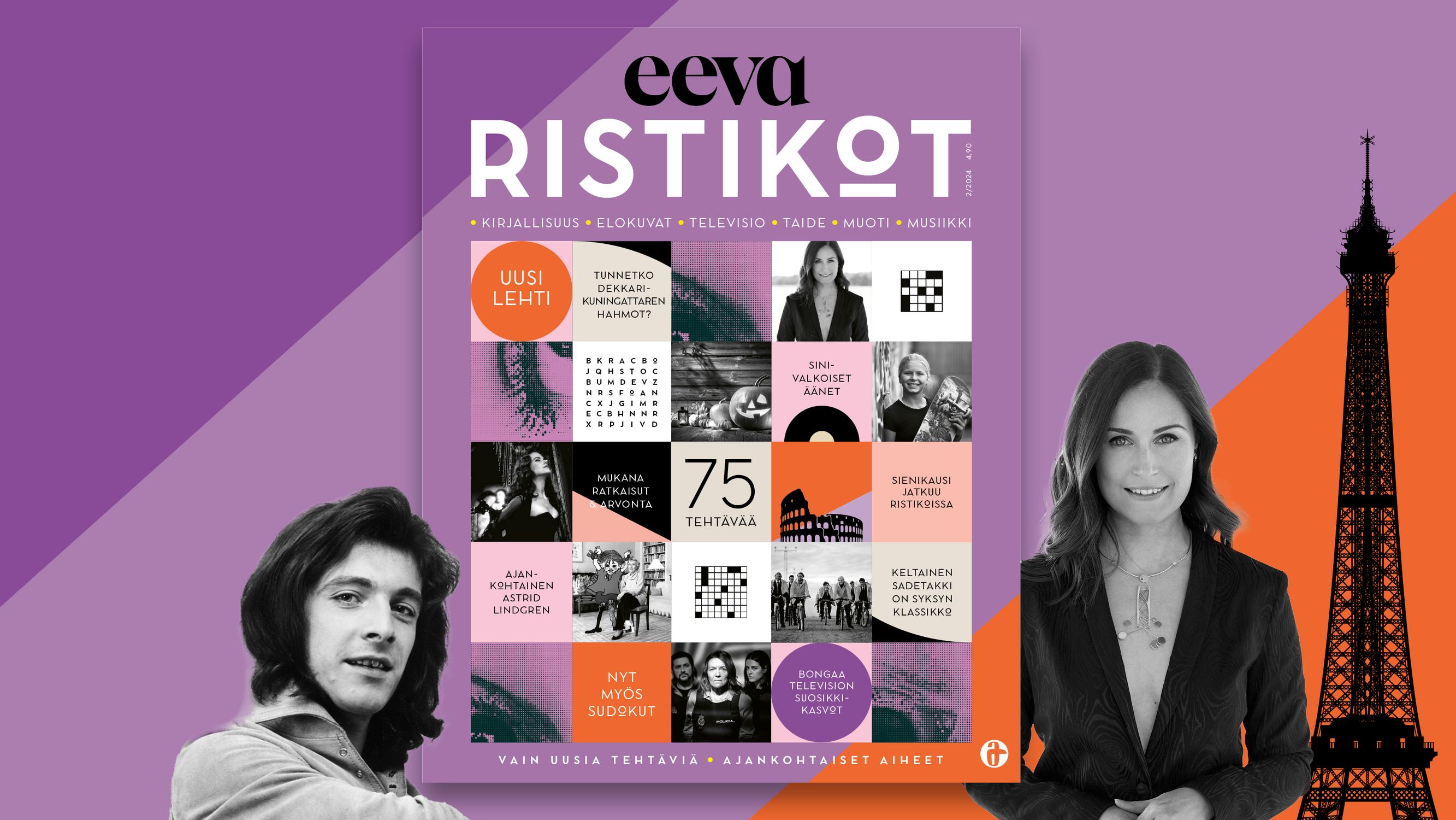 Eeva Ristikot on uudenlainen ristikkolehti – nyt se alkaa ilmestyä kerran kuukaudessa