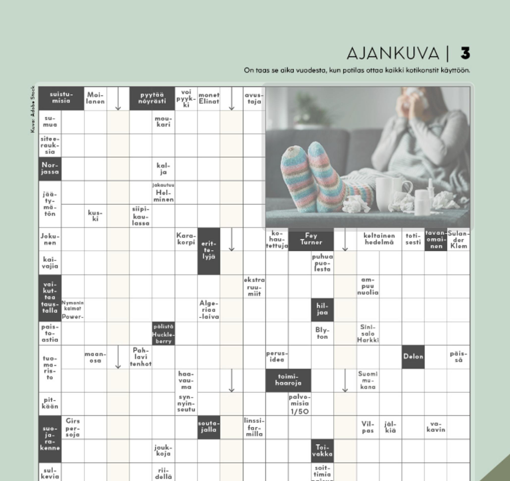 Tässä on uusimman Kauneus ja Terveys -lehden ristikon ratkaisu – saitko kaikki oikein? 