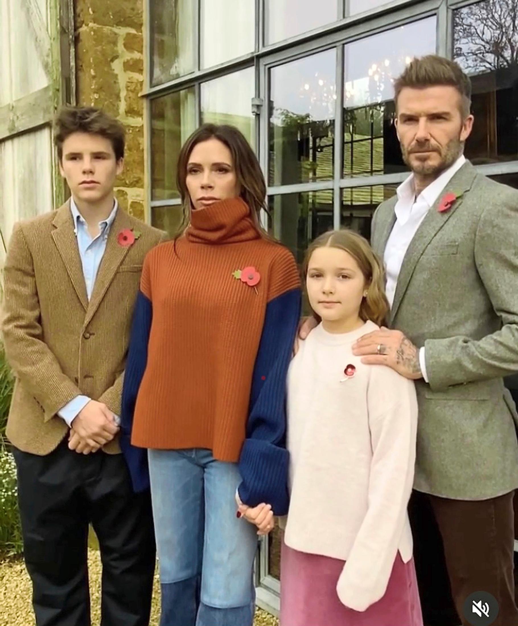 Viisitoistavuotias Cruz ja yhdeksänvuotias Harper ovat Beckhamien lapsinelikon nuorimmat.