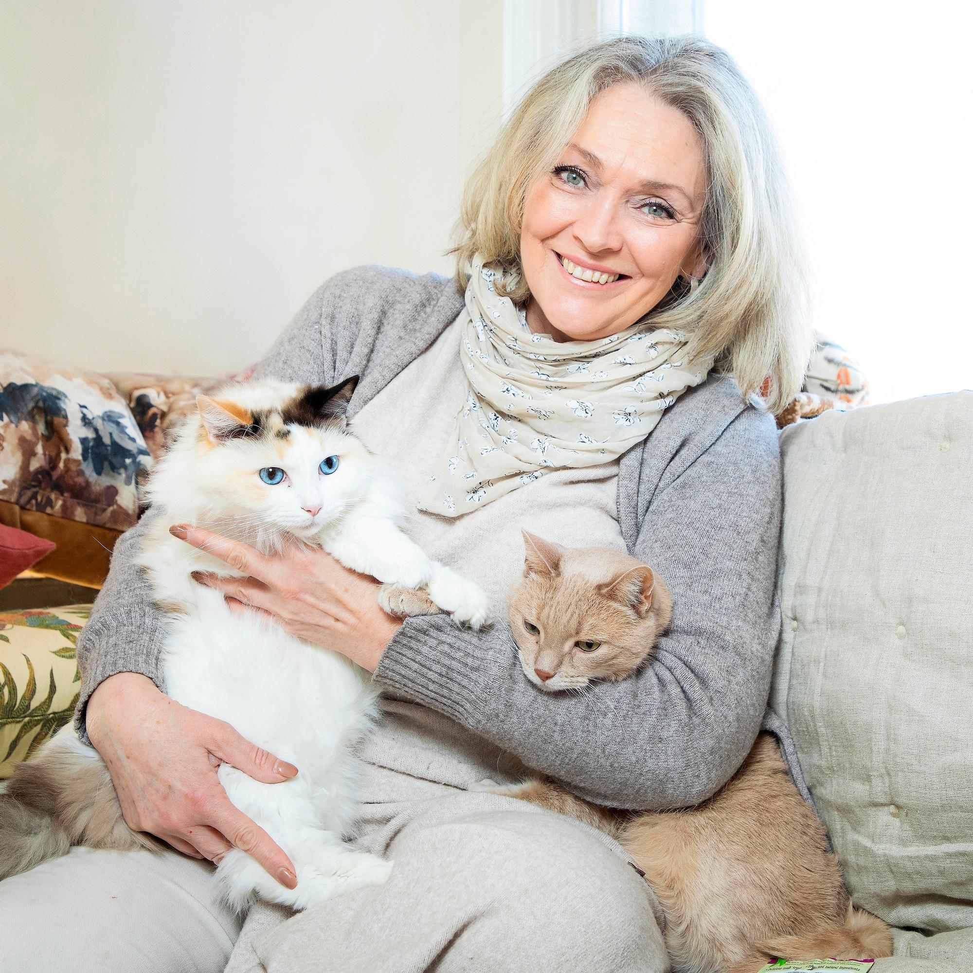 Merja Varvikko: ”Kissat kilpailevat huomiostani”
