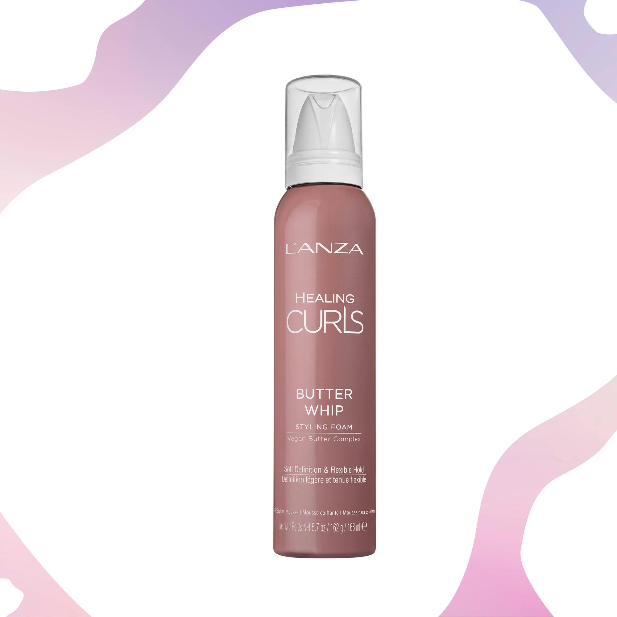 L’Anza Healing Curls Butter Whip Styling Foam
