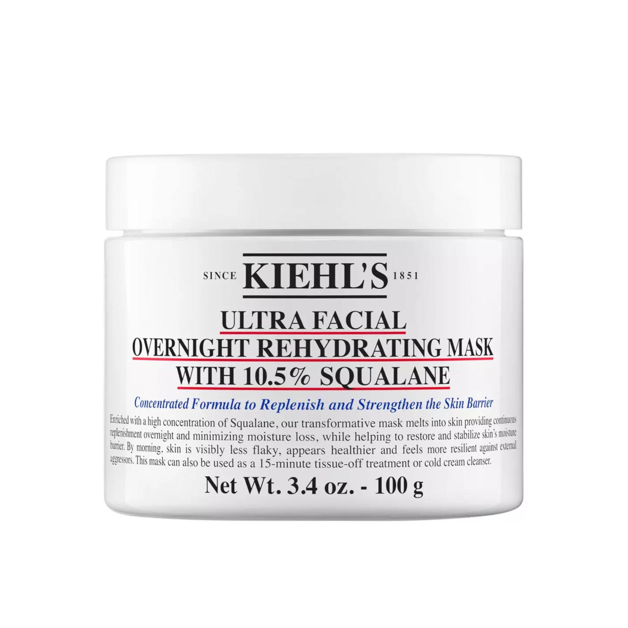 Kiehl's Ultra Facial Overnight Rehydrating -kosteuttava yönaamio 41 e/100 ml.