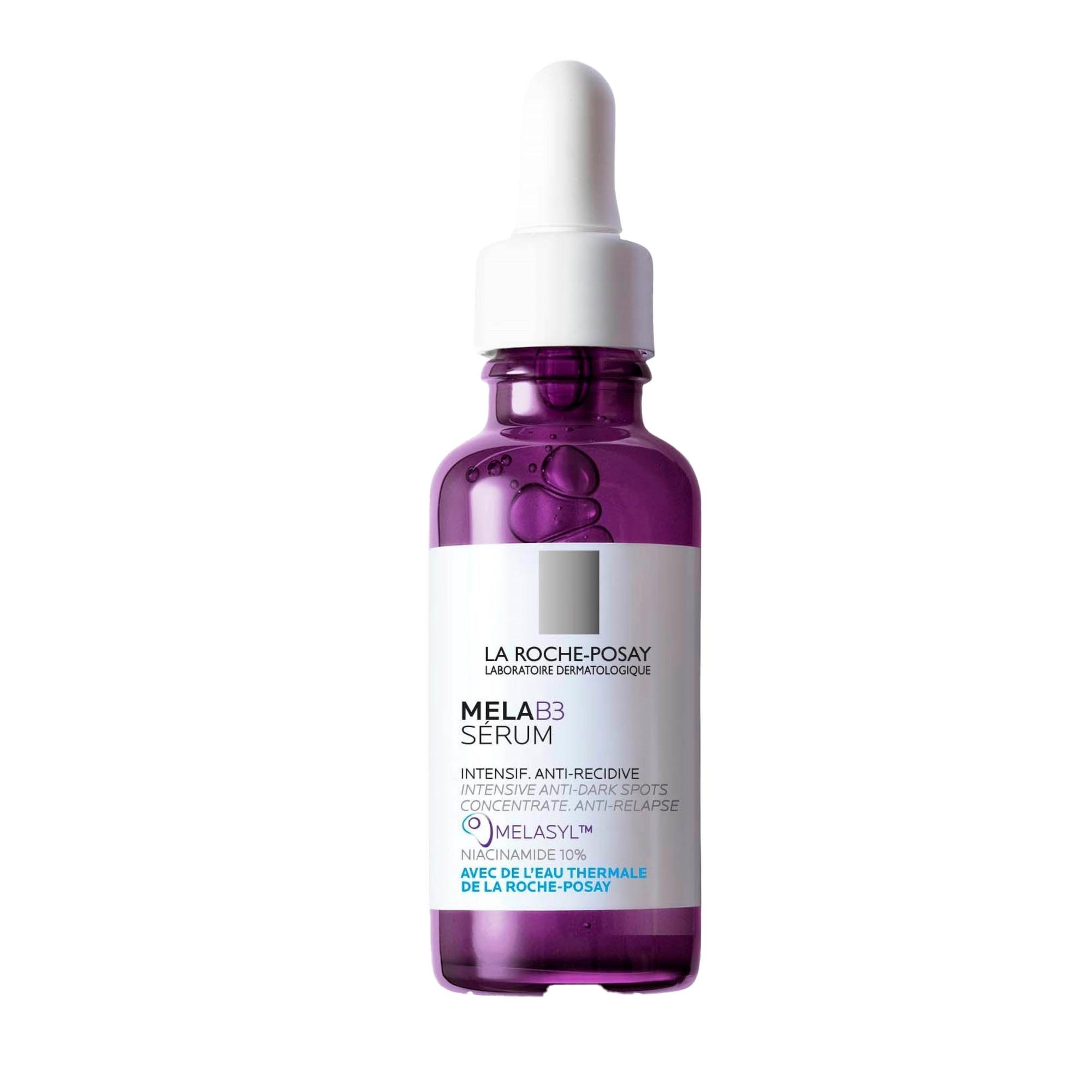 Seerumi auttaa haalistamaan pigmenttimuutoksia niasiiniamidilla ja Melasylillä, joka estää liiallista melaniinin tuotantoa. Herkälle iholle. La Roche-Posay Mela B3 -seerumi 52,90 e.